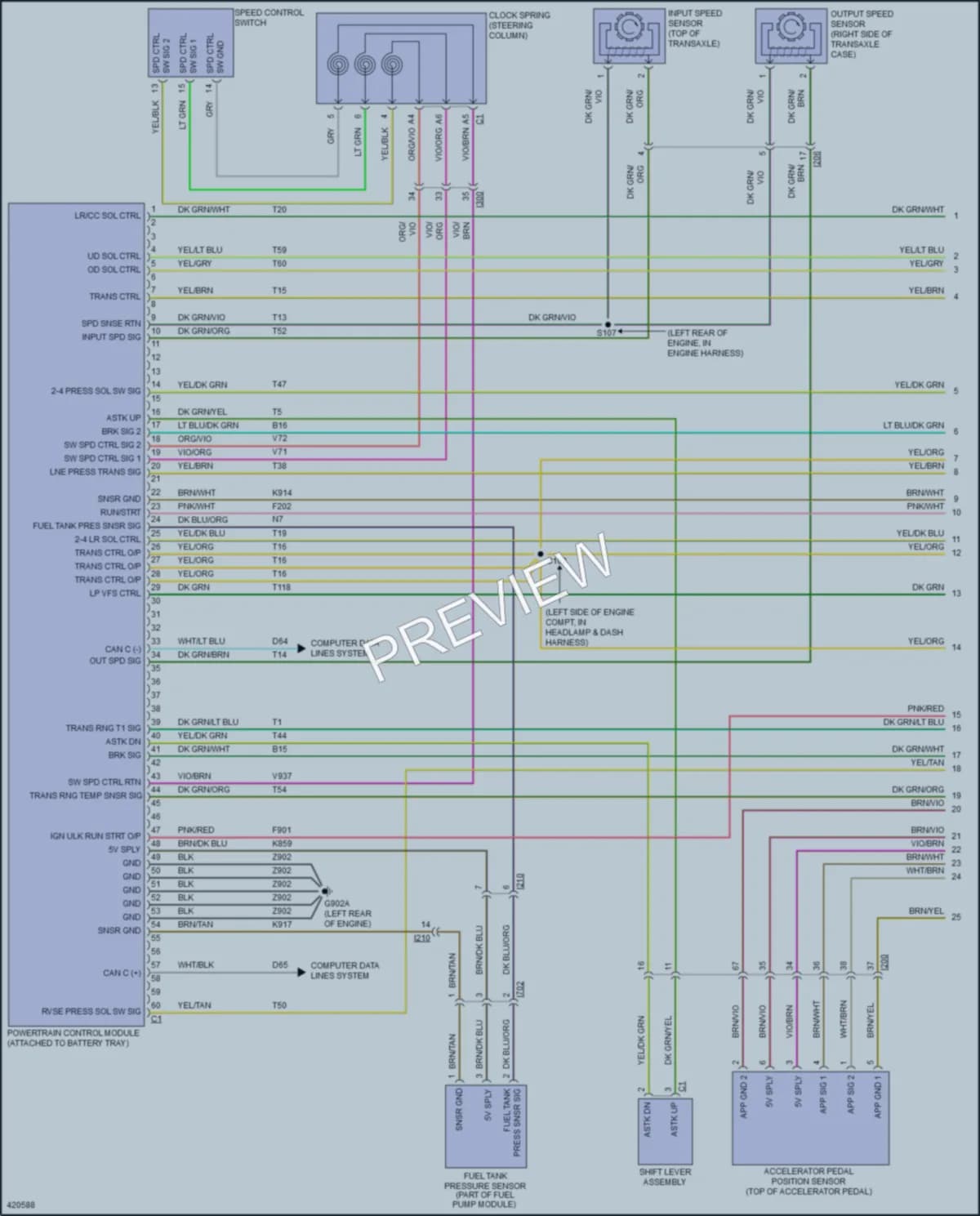 2014 Chrysler 200 Engine Performance wiring diagram preview