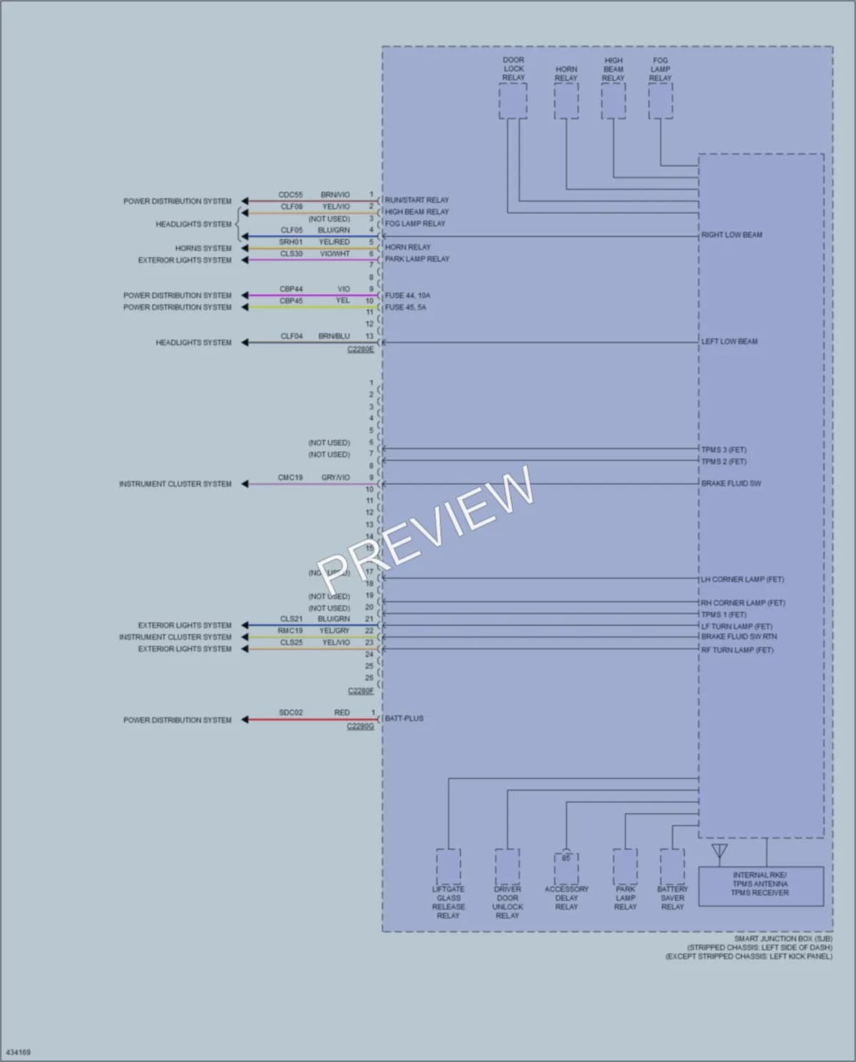 2014 Ford E150ClubWagon Body Control Modules wiring diagram preview