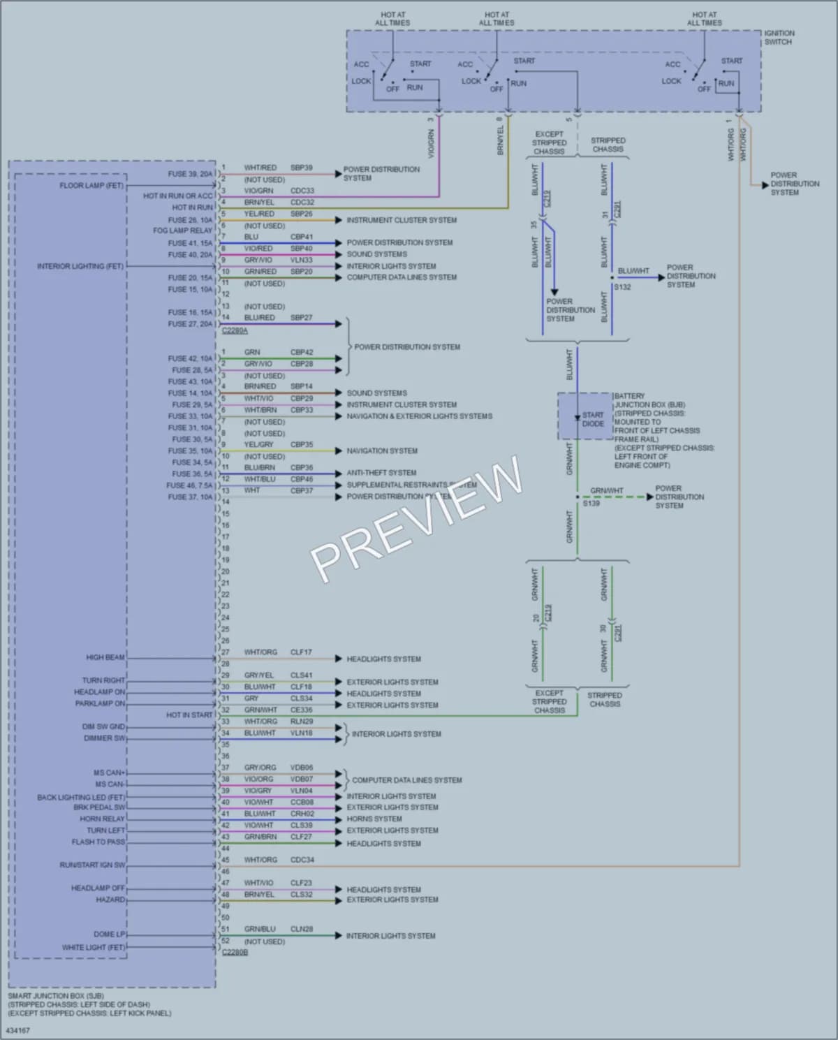 2014 Ford E350ClubWagon Body Control Modules wiring diagram preview