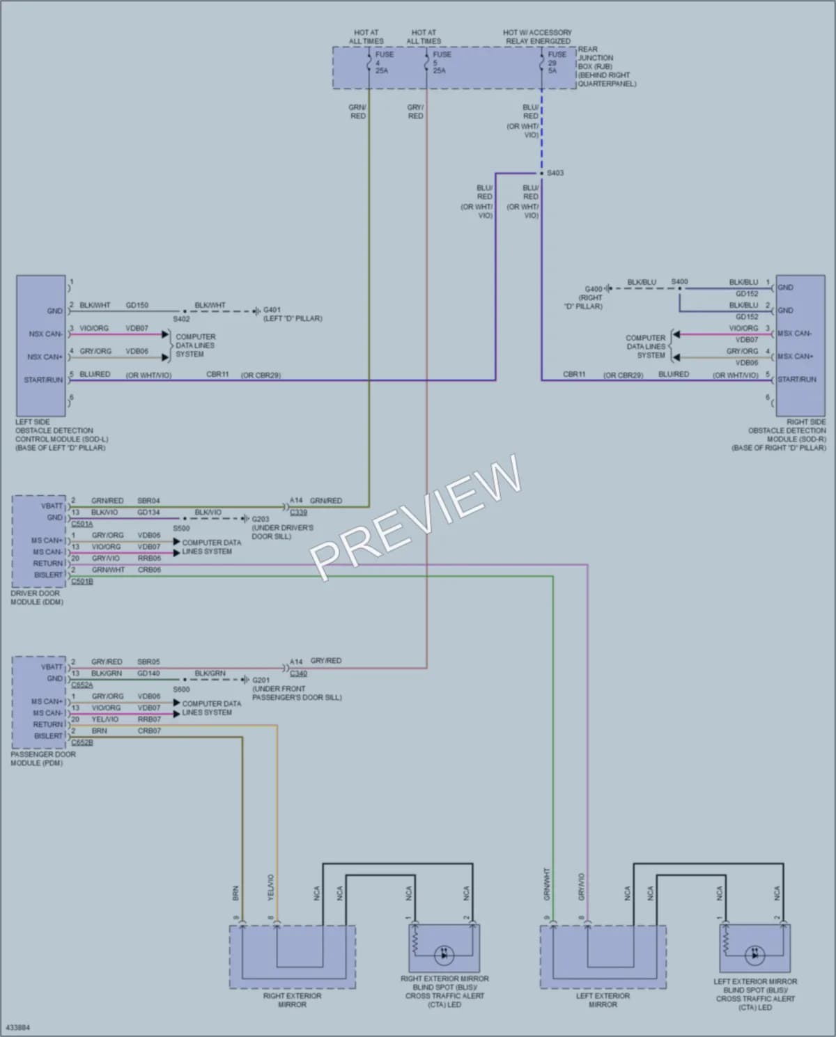 2014 Ford Escape Navigation wiring diagram preview