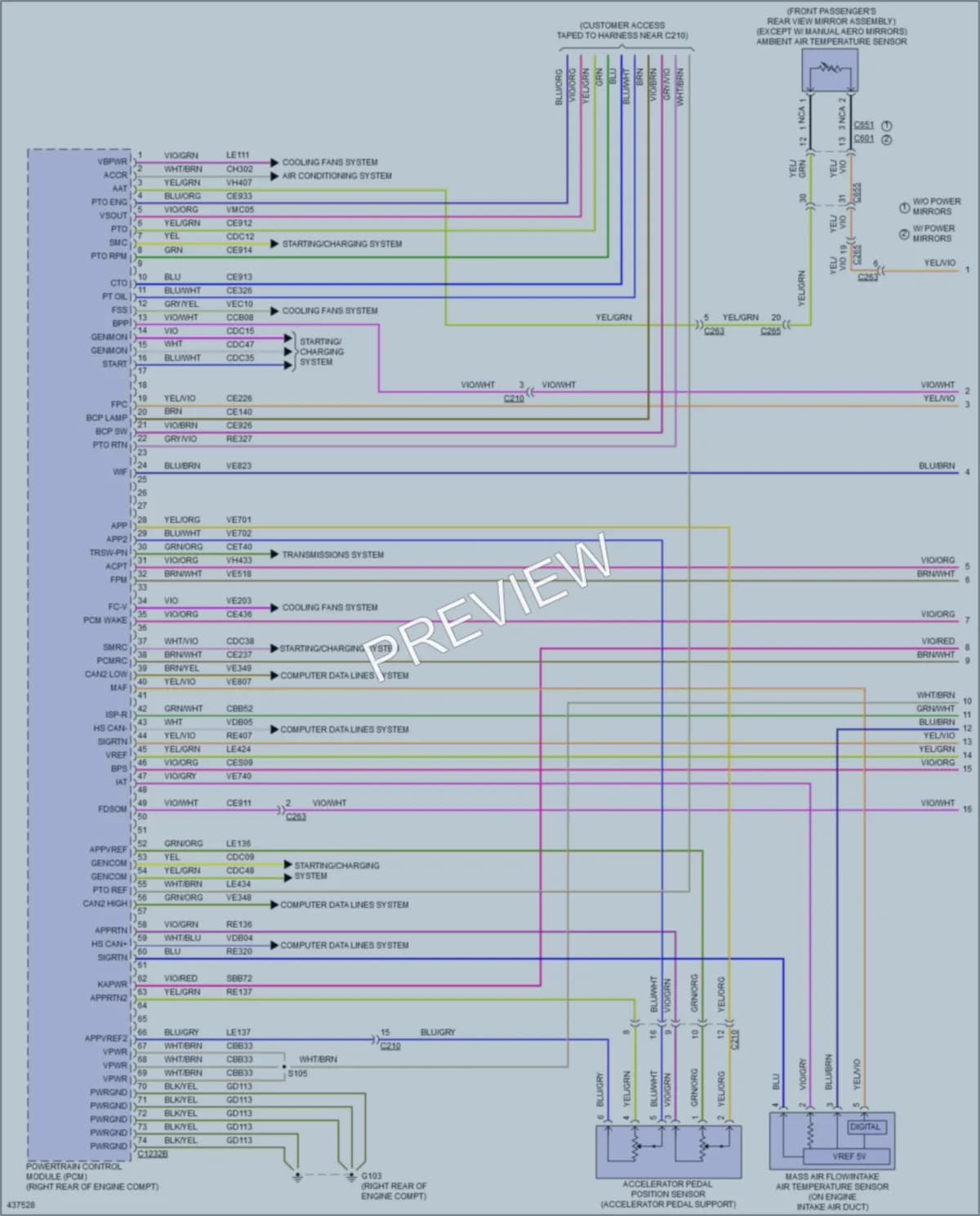 2014 Ford F450Pickup Engine Performance wiring diagram preview