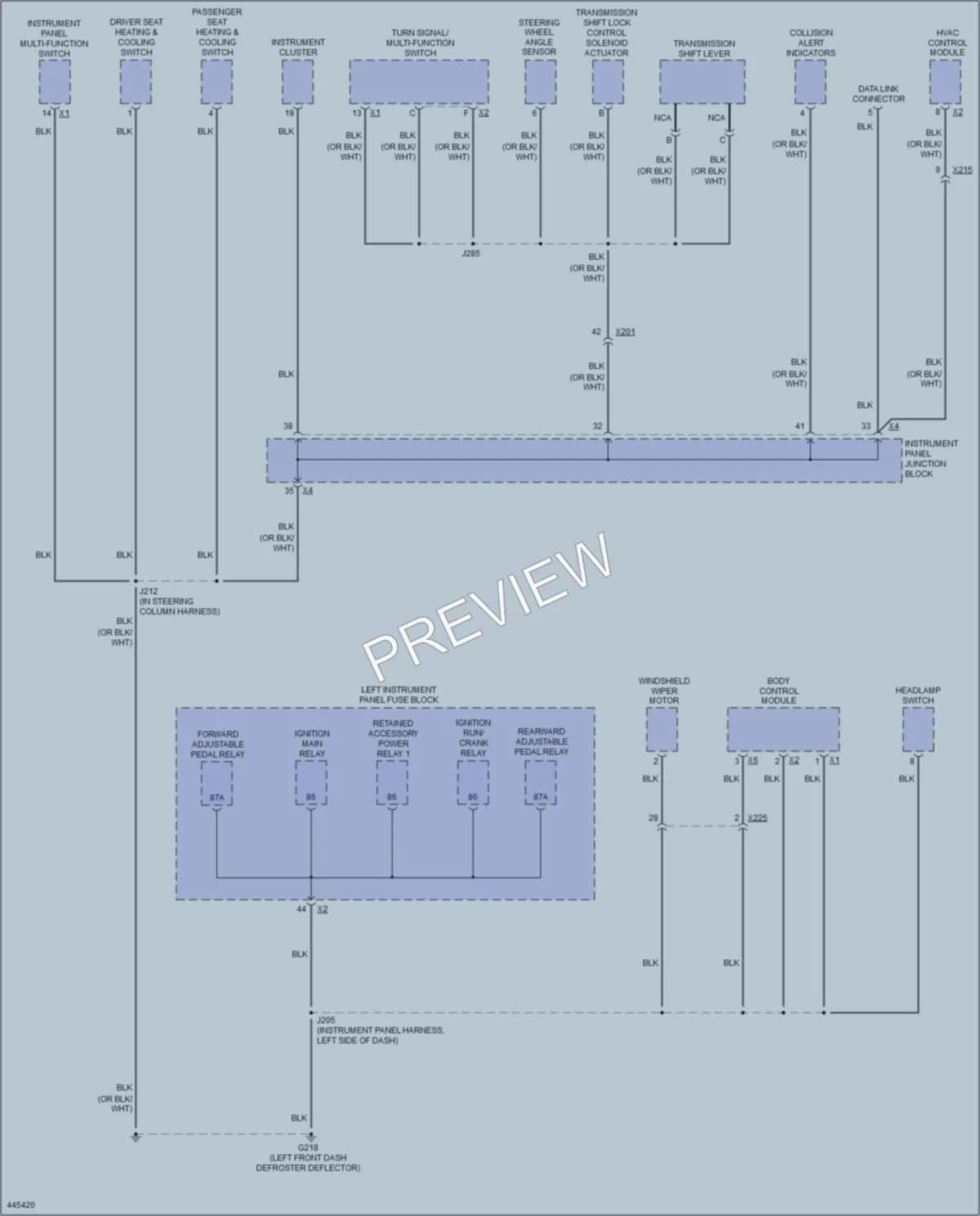 2014 GMC K1500PickupSierra Ground Distribution wiring diagram preview