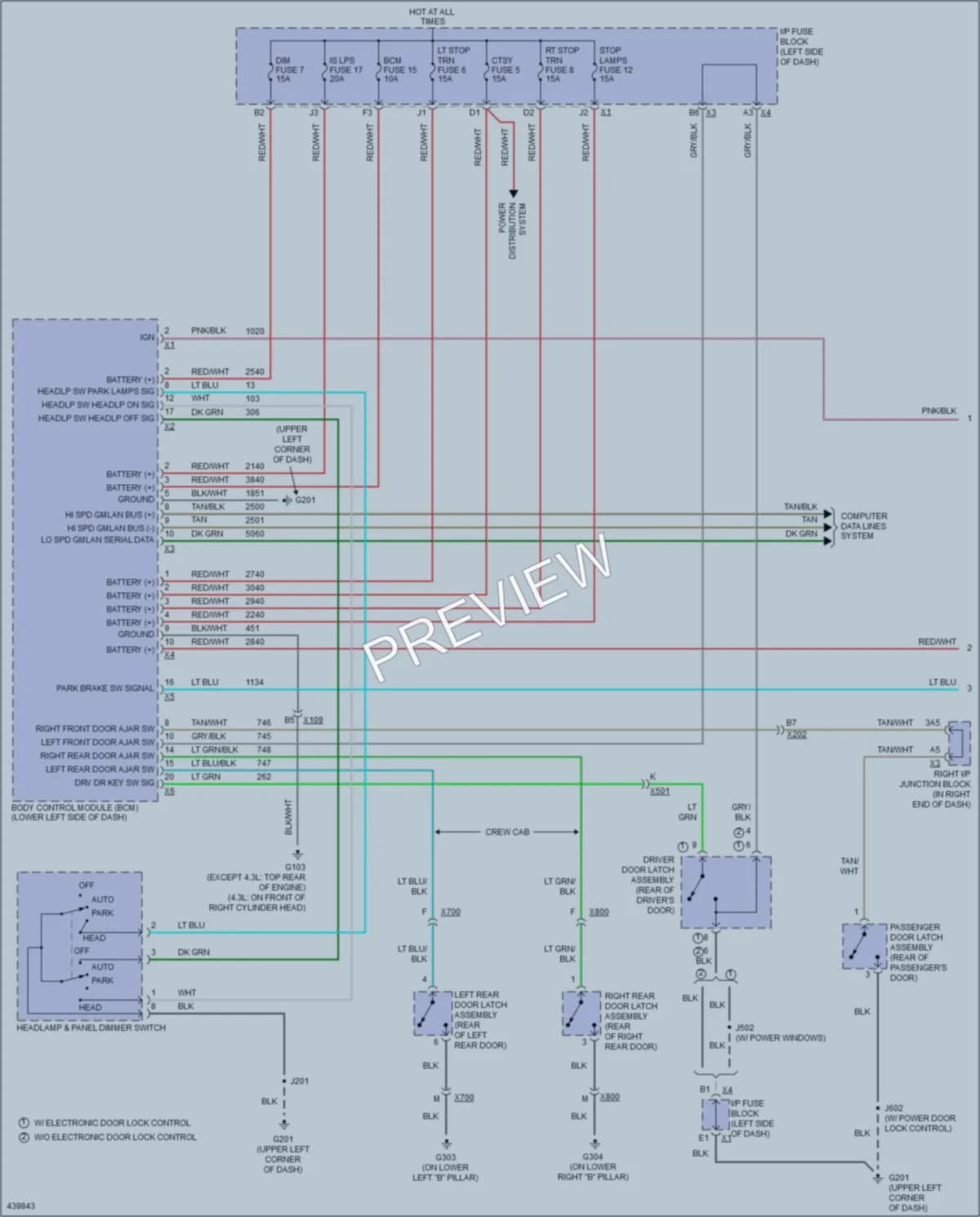 2014 GMC K3500HDPickupSierra Warning Systems wiring diagram preview