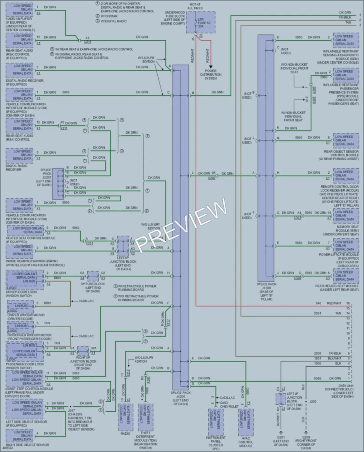 2014 GMC YukonXLDenali Computer Data Lines wiring diagram preview