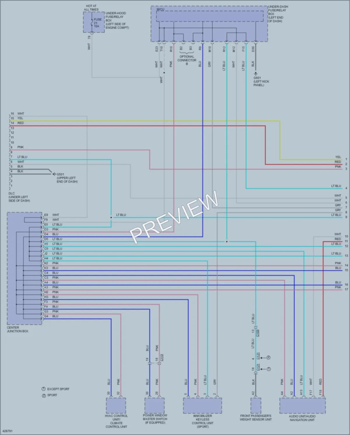 2014 Honda AccordPlugIn Computer Data Lines wiring diagram preview