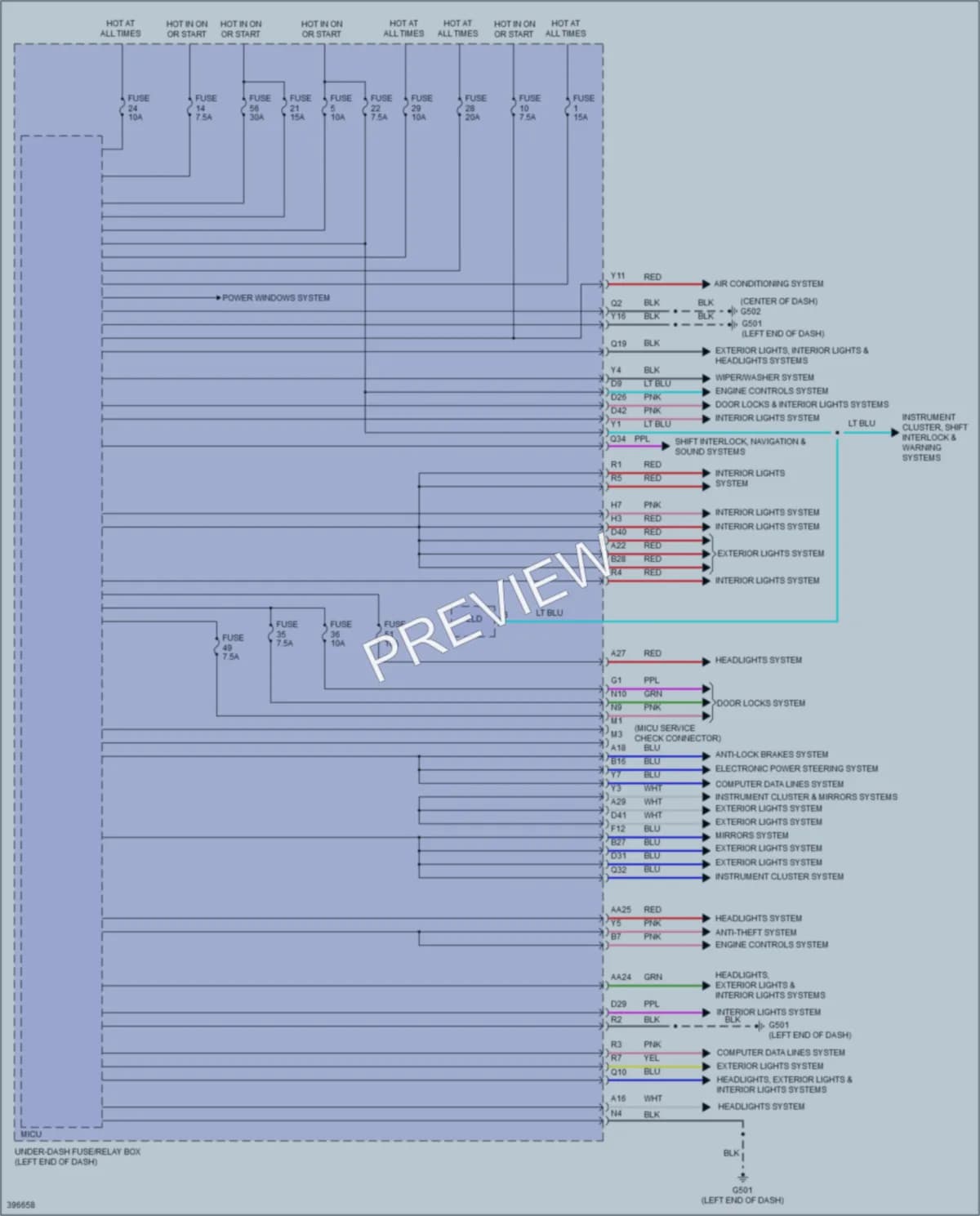 2014 Honda CRZ Body Control Modules wiring diagram preview