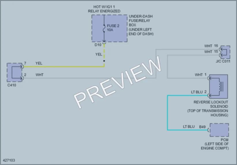 2014 Honda Civic Shift Interlock wiring diagram preview