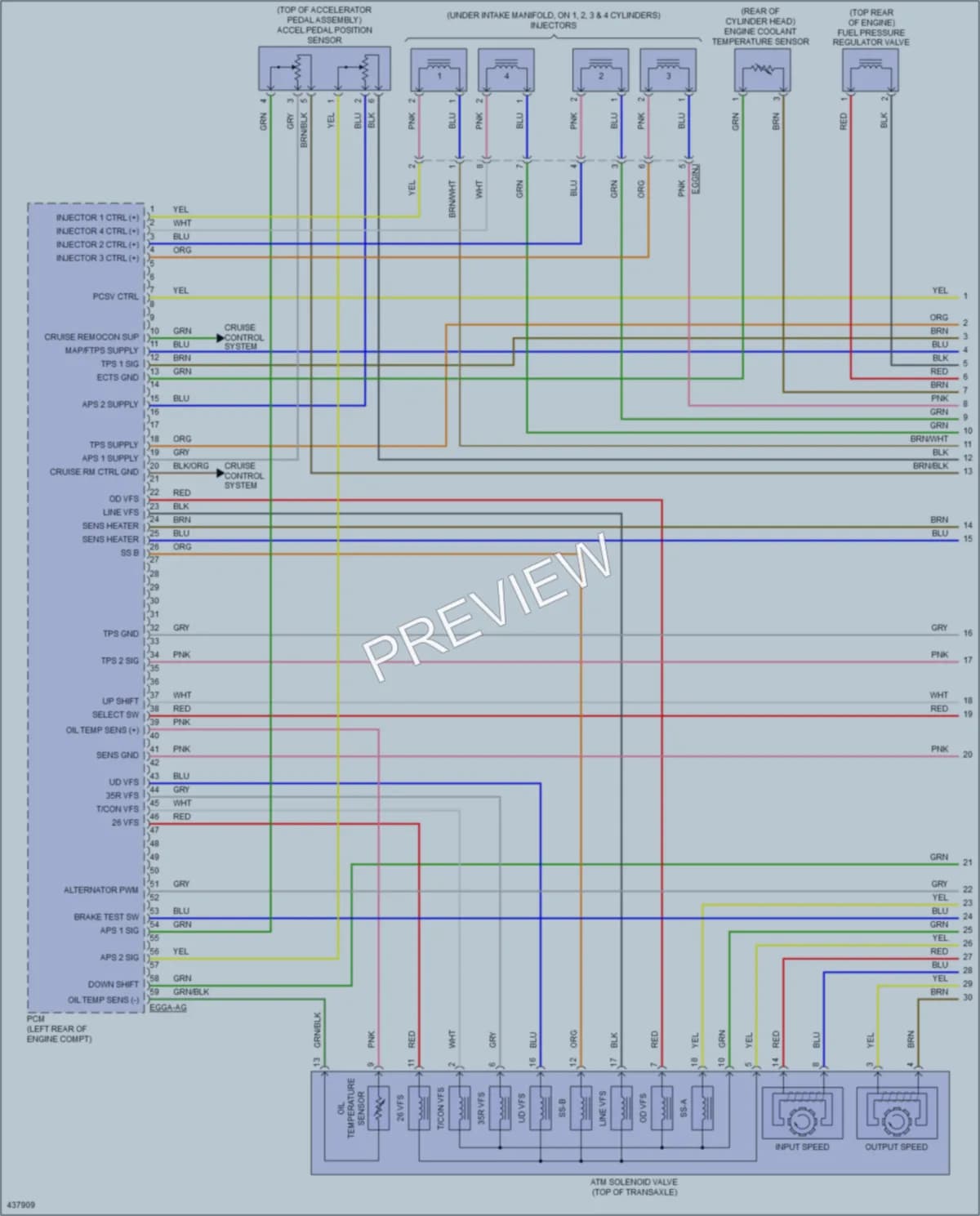 2014 Hyundai Accent Engine Performance wiring diagram preview