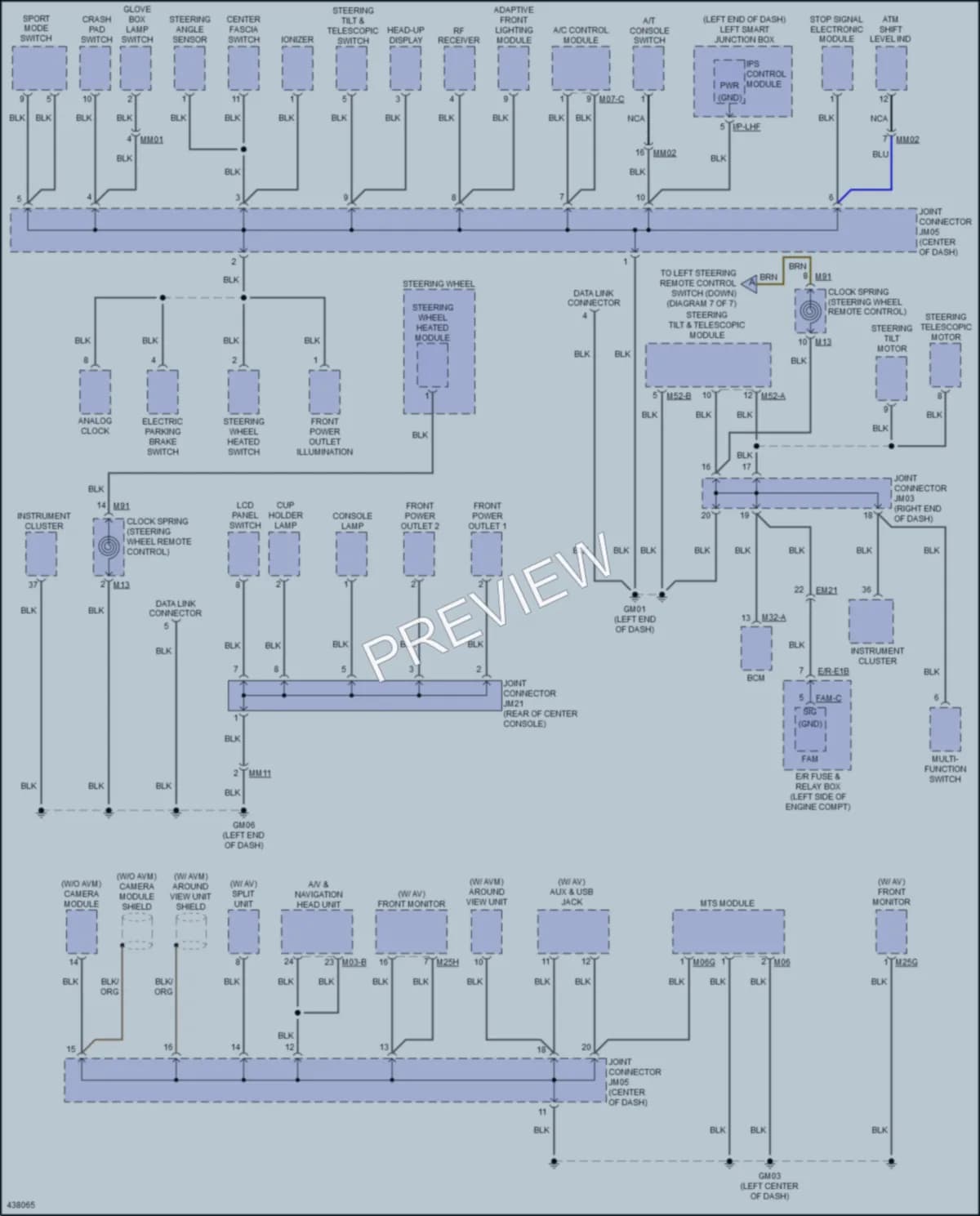 2014 Hyundai Equus Ground Distribution wiring diagram preview