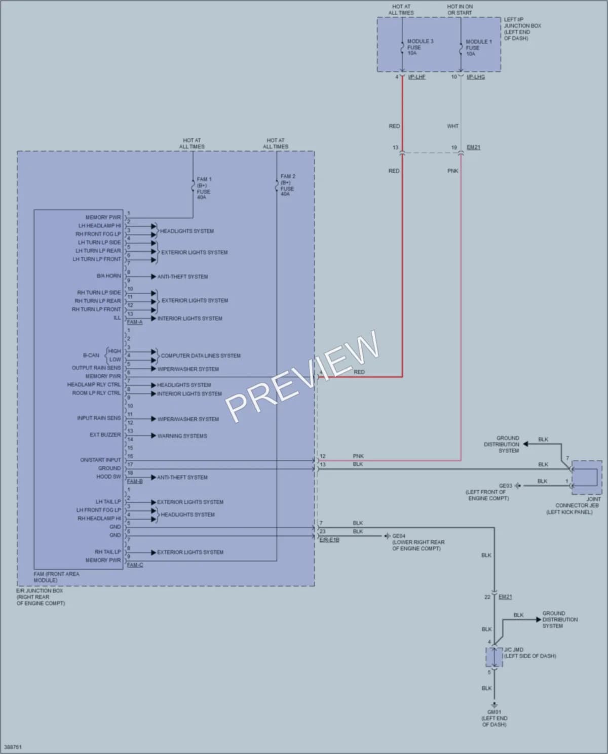 2014 Hyundai Genesis Body Control Modules wiring diagram preview