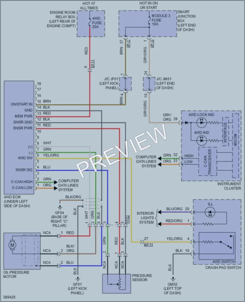 2014 Hyundai SantaFe Transmission wiring diagram preview