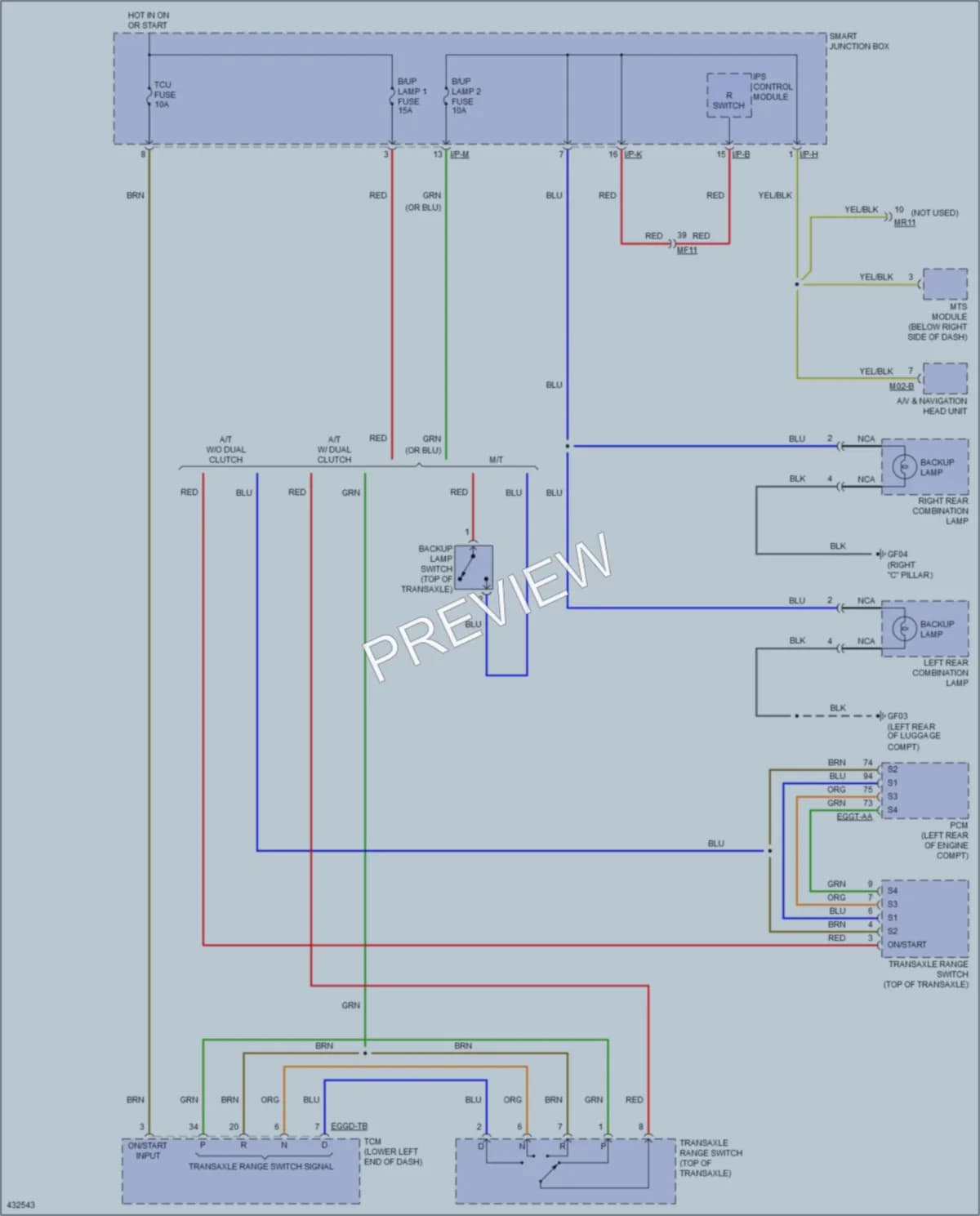 2014 Hyundai Veloster Exterior Lights wiring diagram preview