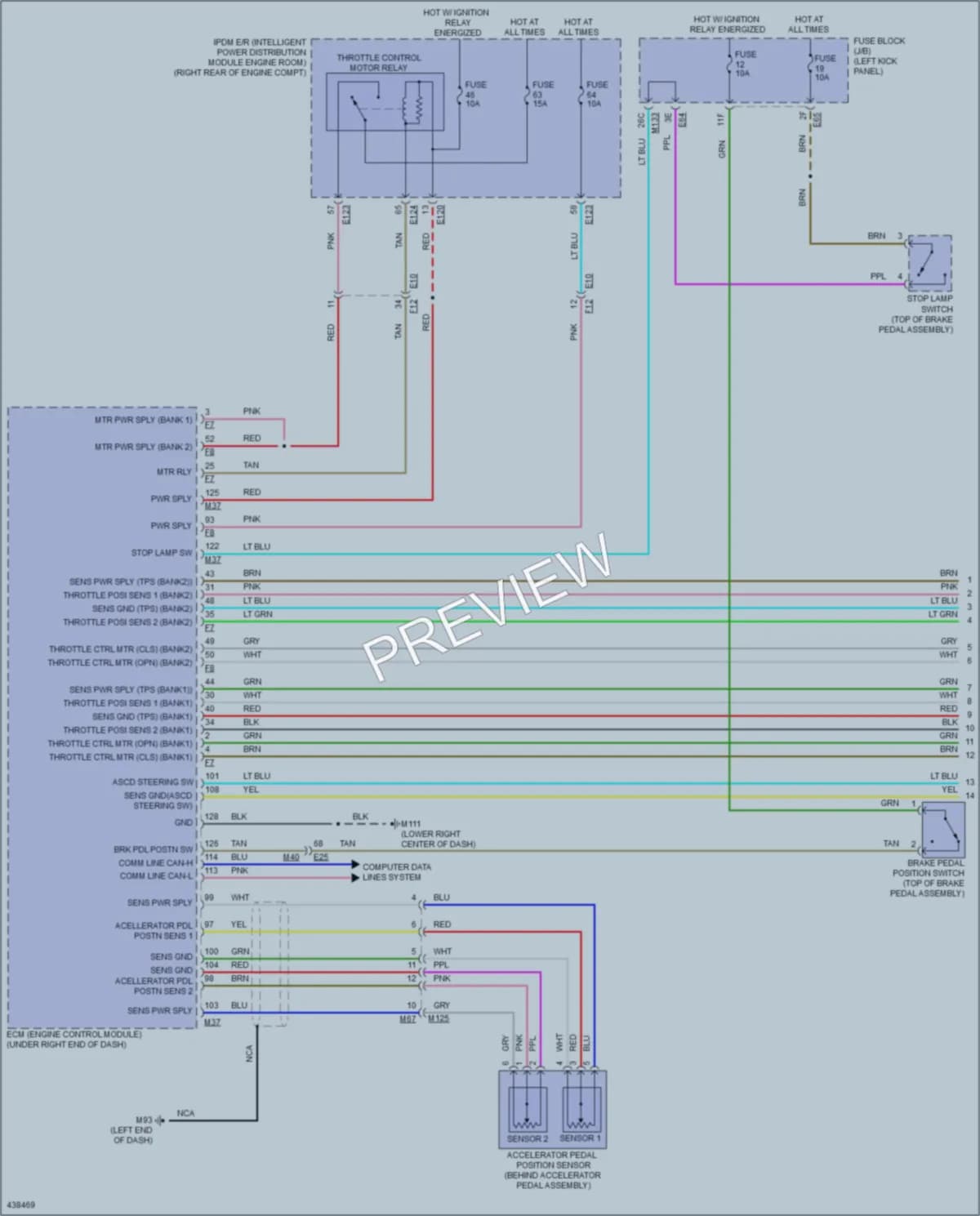 2014 Infiniti Q50Hybrid Cruise Control wiring diagram preview