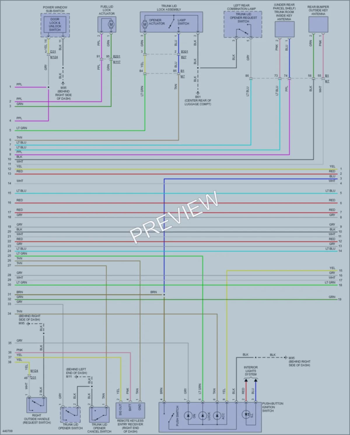 2014 Infiniti Q60 Anti Theft wiring diagram preview