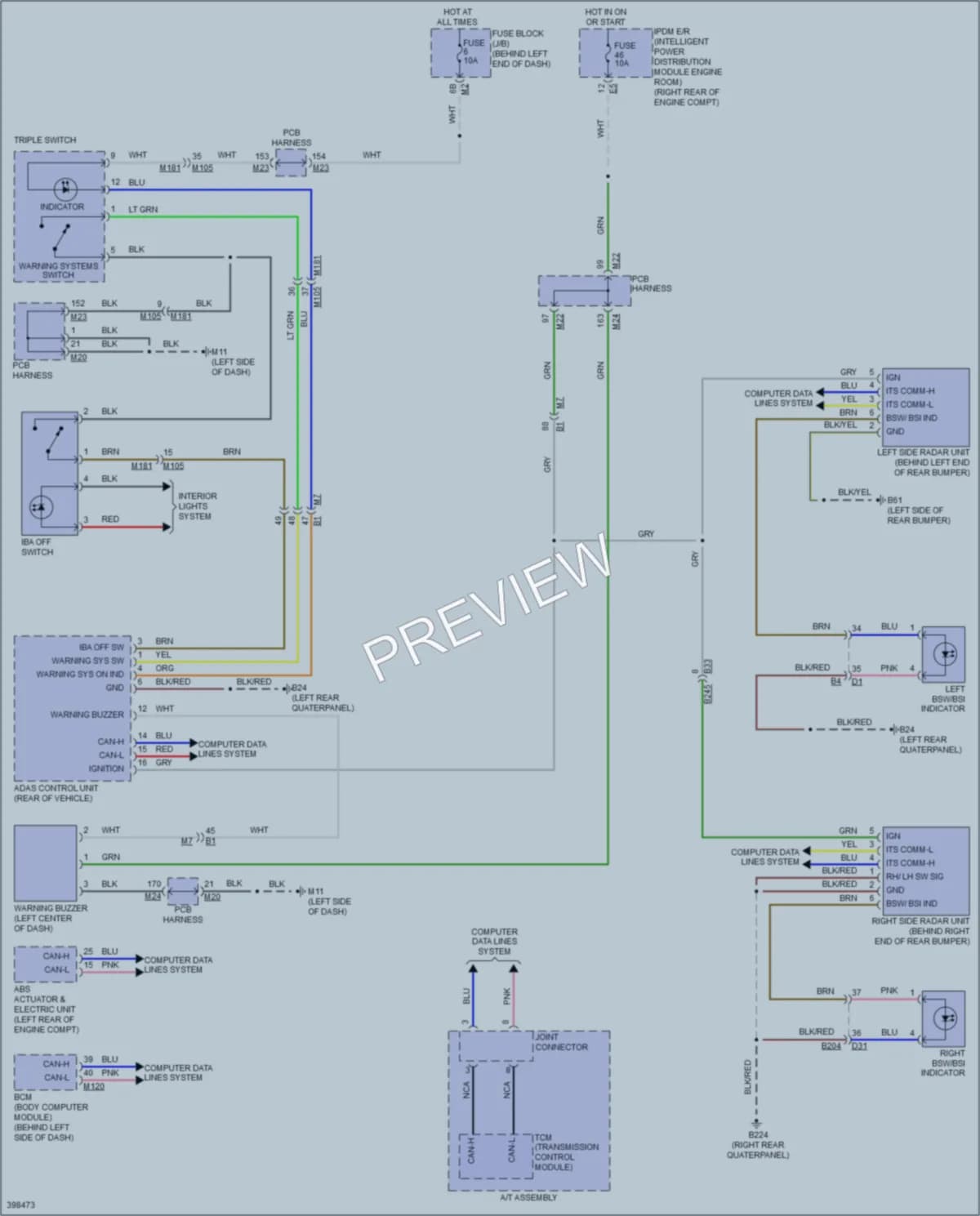 2014 Infiniti Q70Hybrid Navigation wiring diagram preview