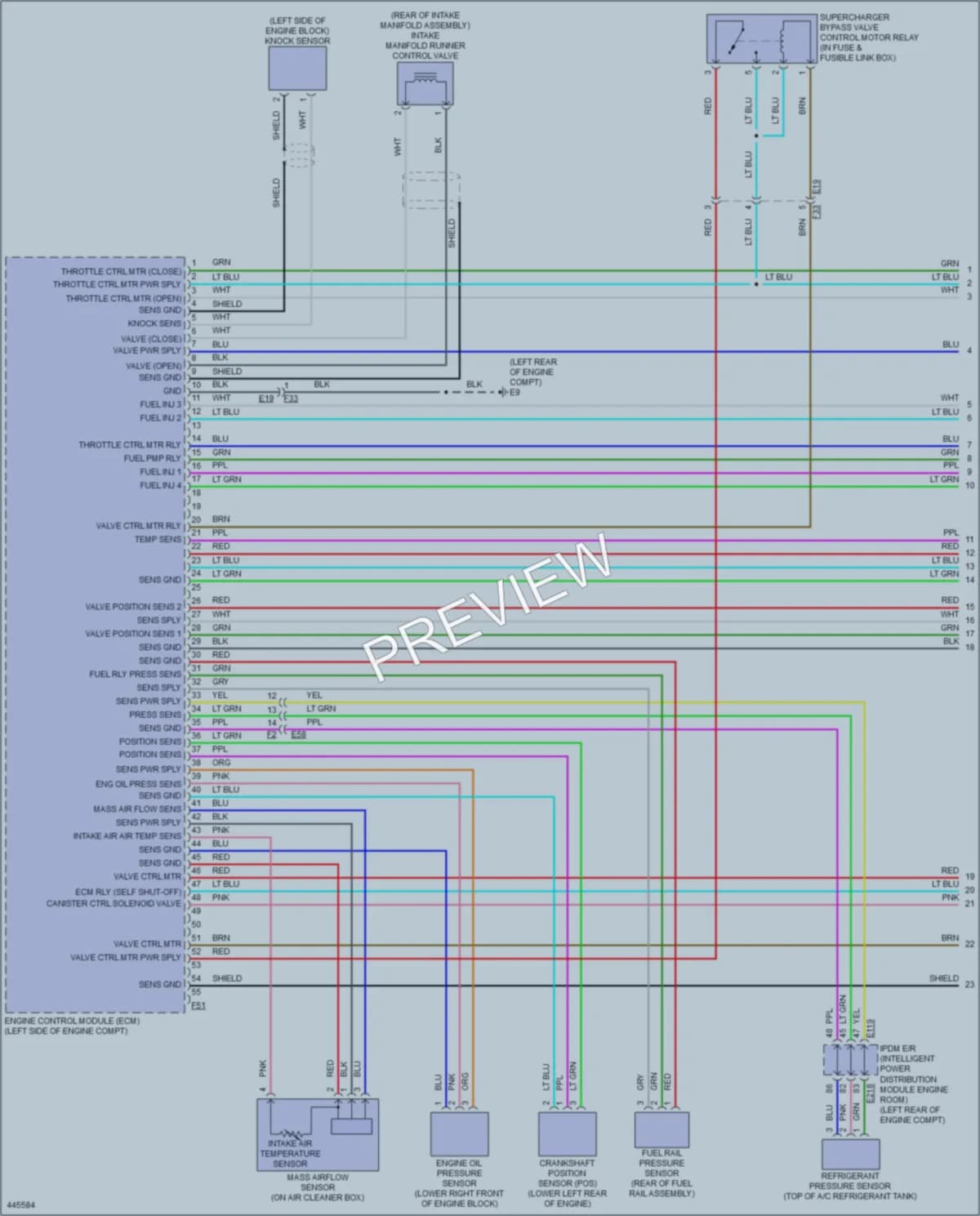 2014 Infiniti QX60 Engine Performance wiring diagram preview