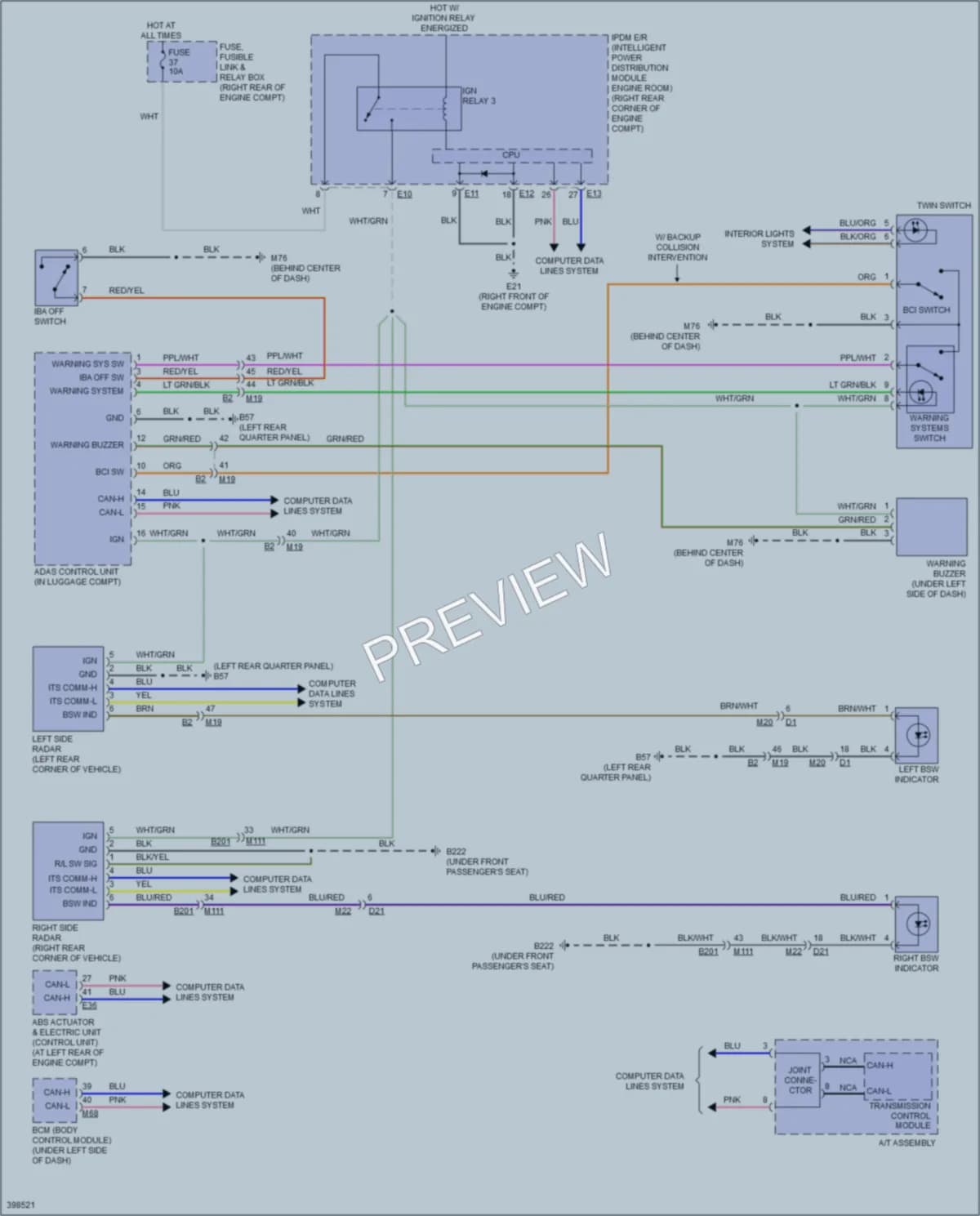 2014 Infiniti QX80 Navigation wiring diagram preview