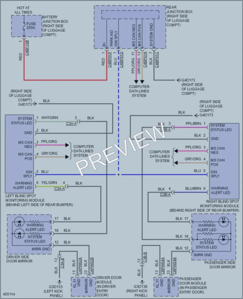 2014 Jaguar XFR Navigation wiring diagram preview