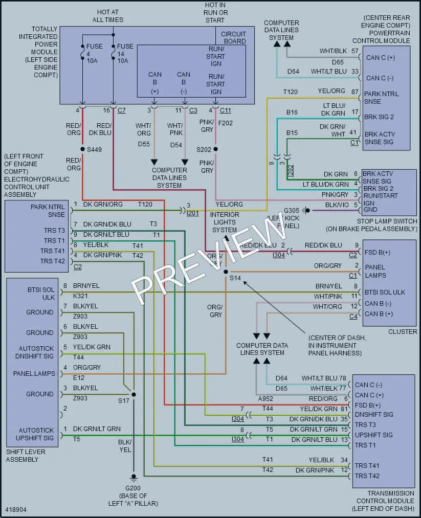 2014 Jeep Patriot Shift Interlock wiring diagram preview