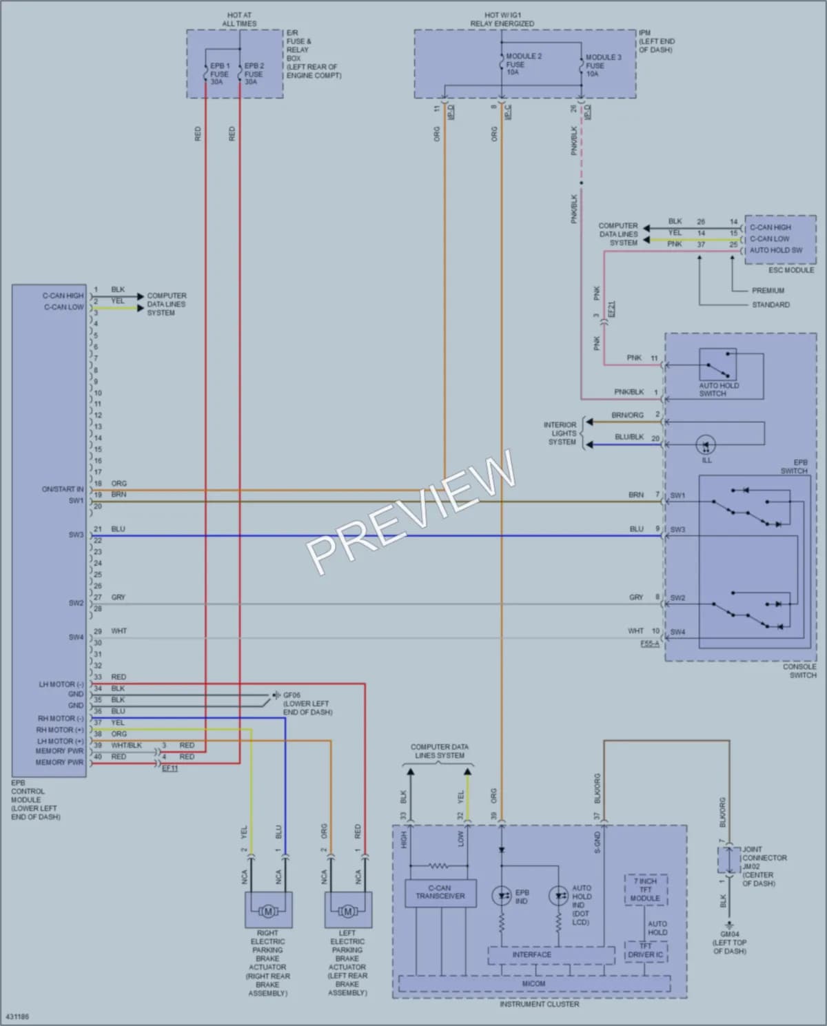 2014 Kia Cadenza Shift Interlock wiring diagram preview