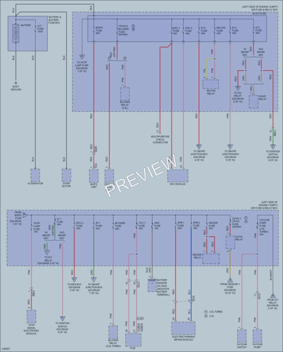 2014 Kia Optima Power Distribution wiring diagram preview