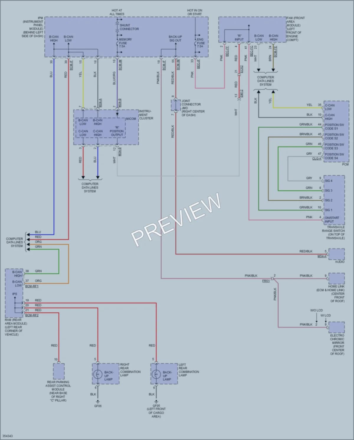 2014 Kia Sedona Exterior Lights wiring diagram preview