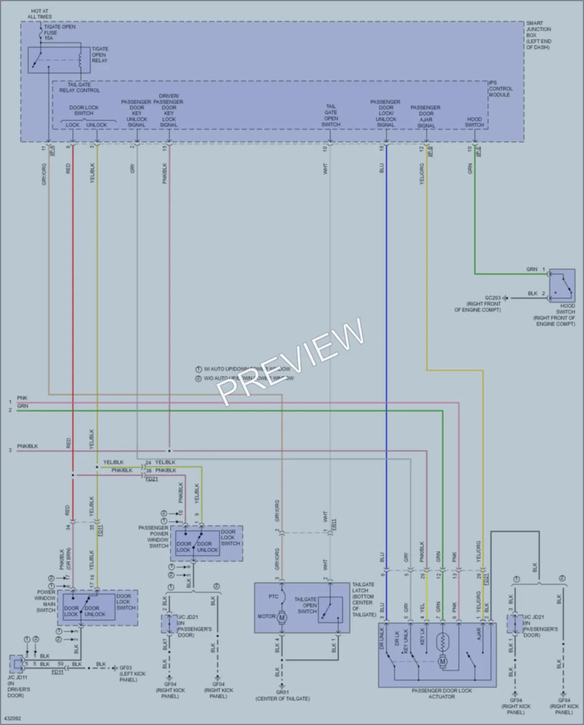 2014 Kia Soul Anti Theft wiring diagram preview