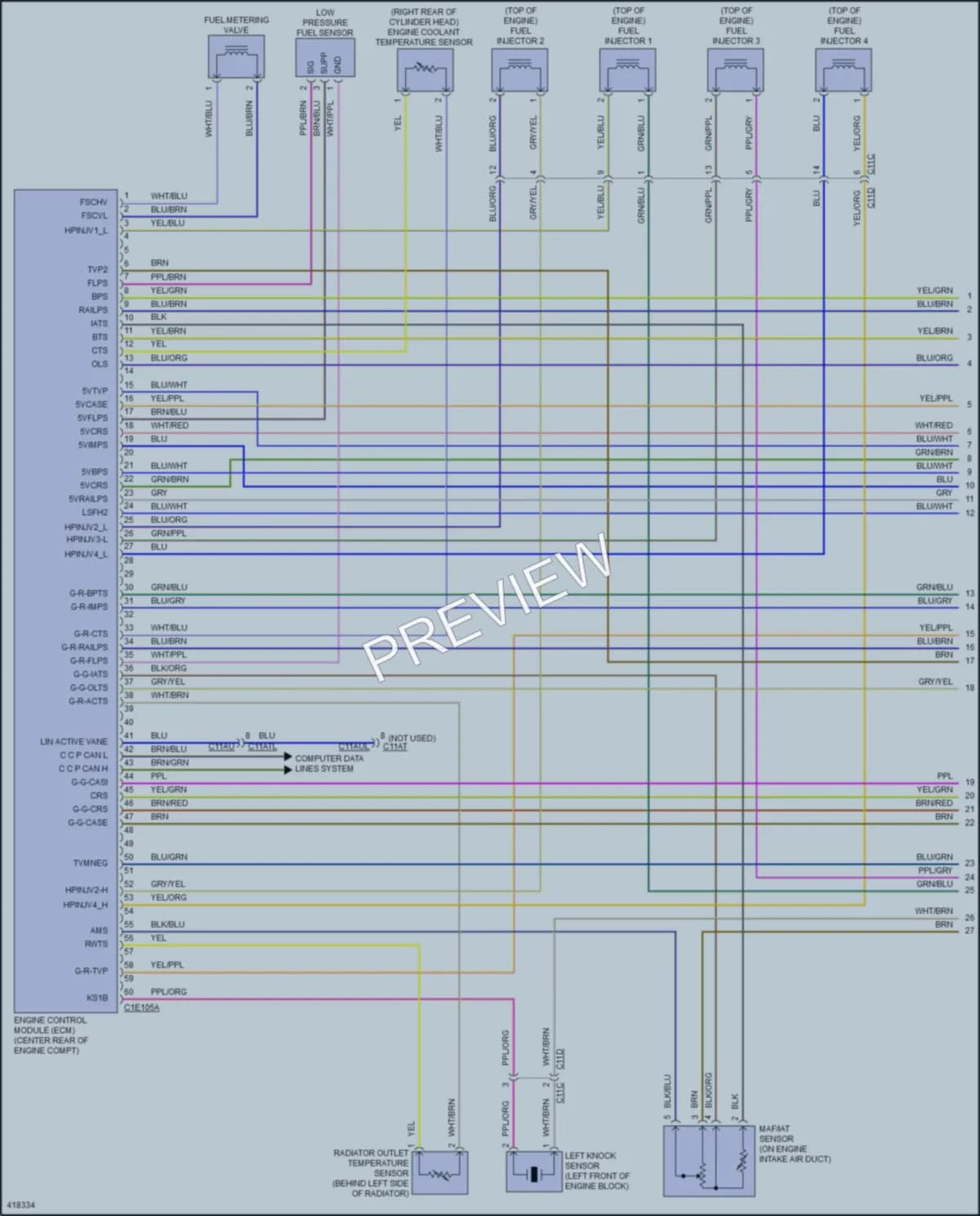2014 LandRover RangeRoverEvoque Engine Performance wiring diagram preview