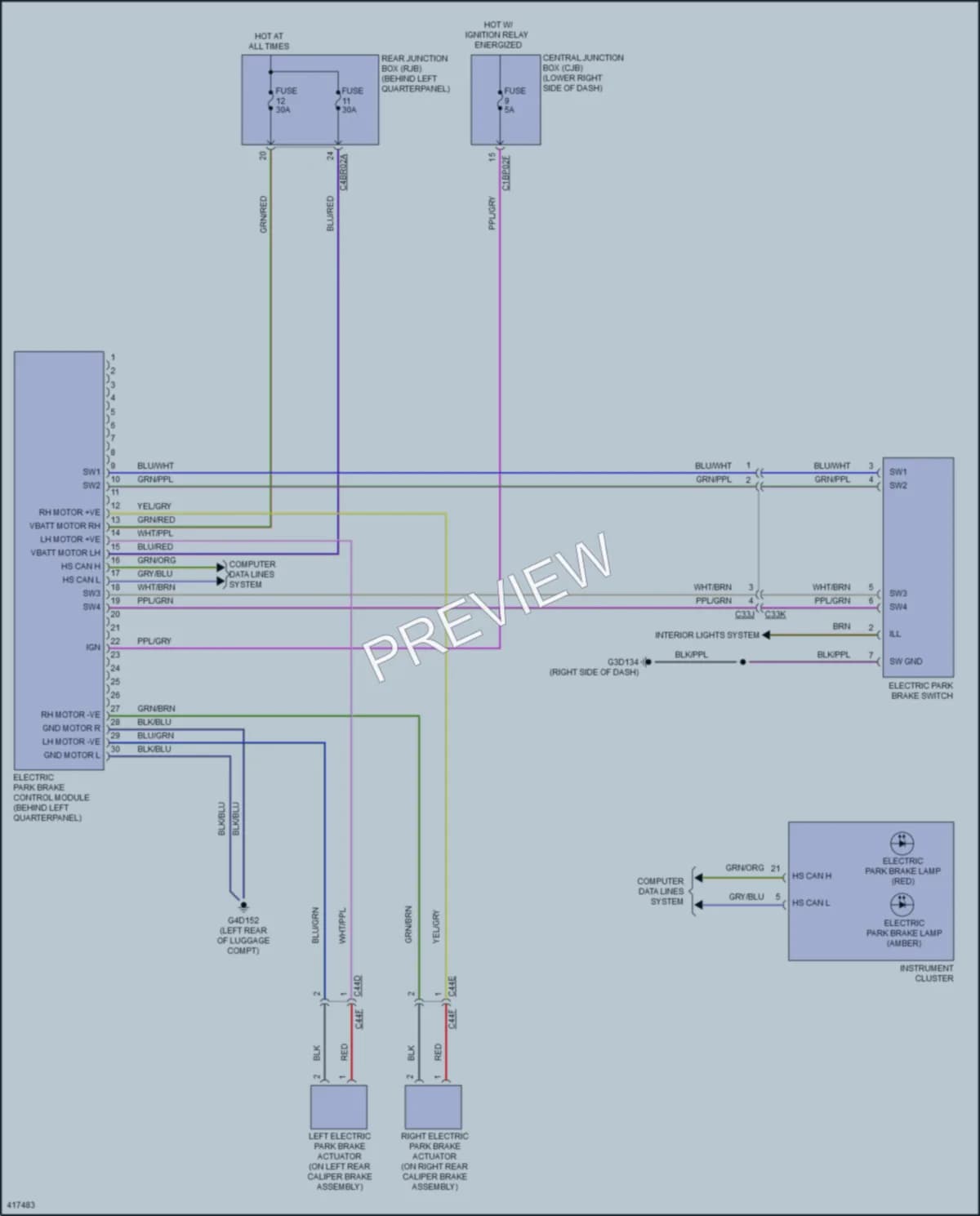 2014 LandRover RangeRoverEvoque Shift Interlock wiring diagram preview