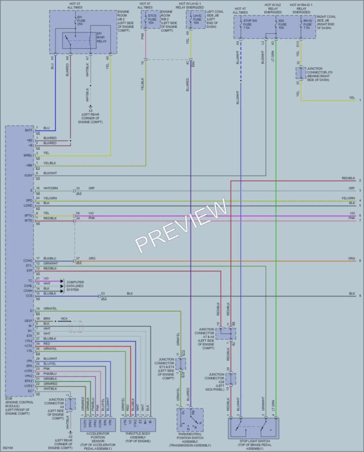 2014 Lexus ISF Cruise Control wiring diagram preview