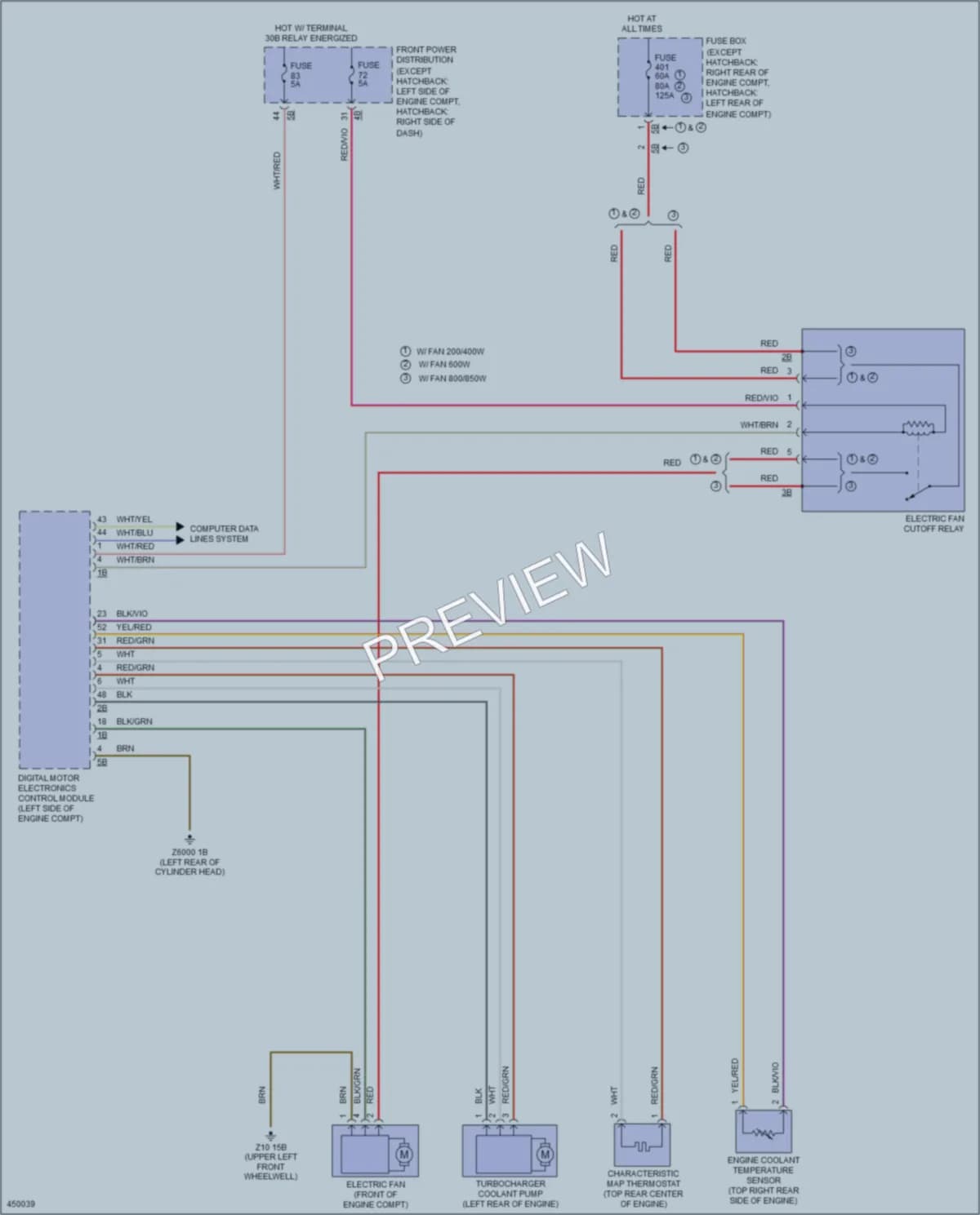 2014 MINI Cooper Cooling Fan wiring diagram preview
