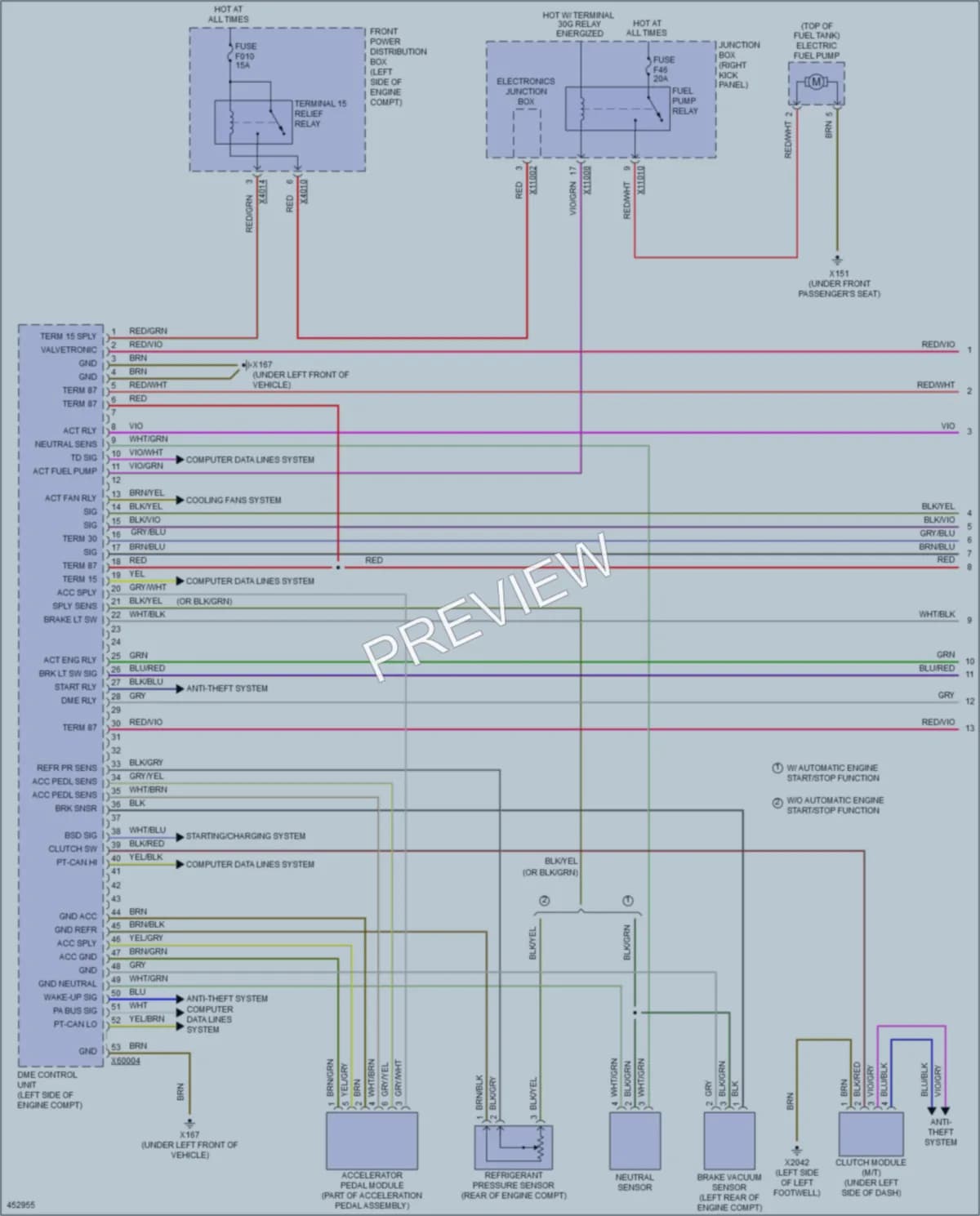 2014 MINI CooperCountryman Engine Performance wiring diagram preview