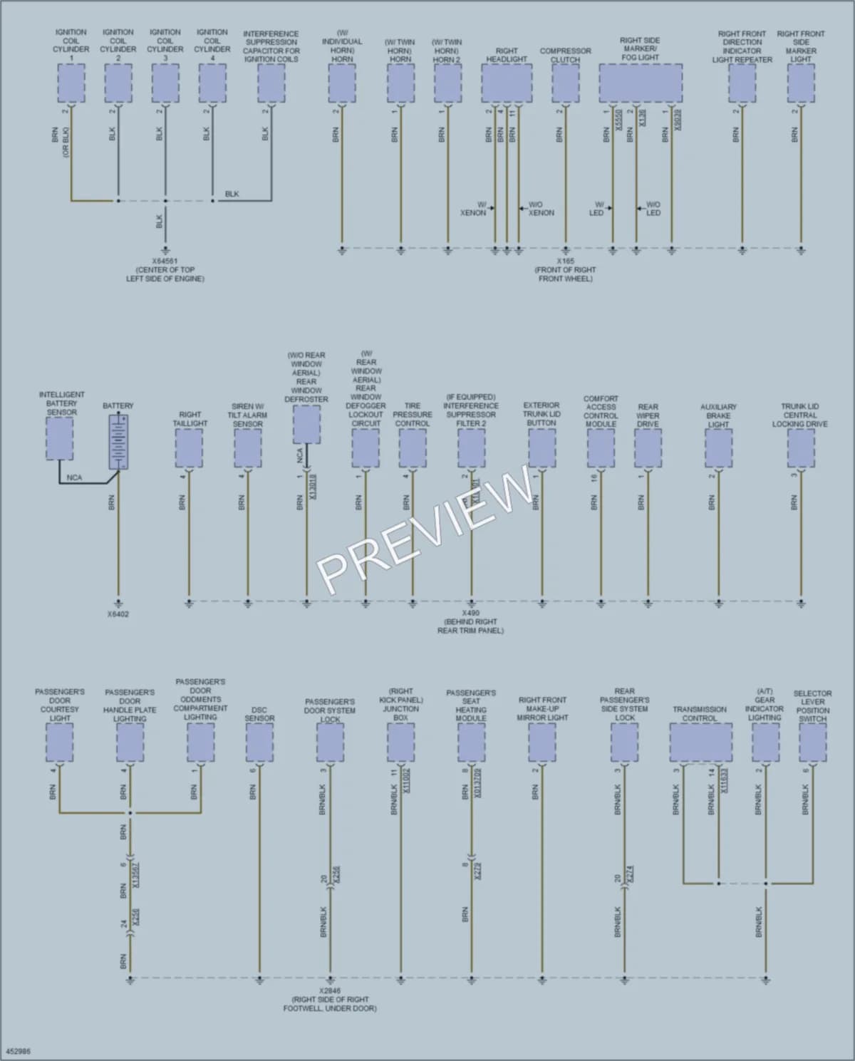 2014 MINI CooperCountryman Ground Distribution wiring diagram preview