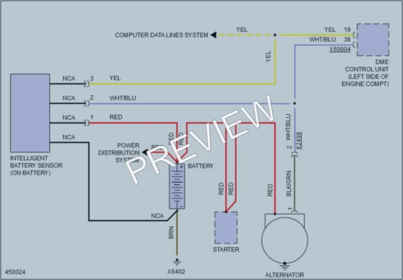 2014 MINI CooperCountryman Starting Charging wiring diagram preview