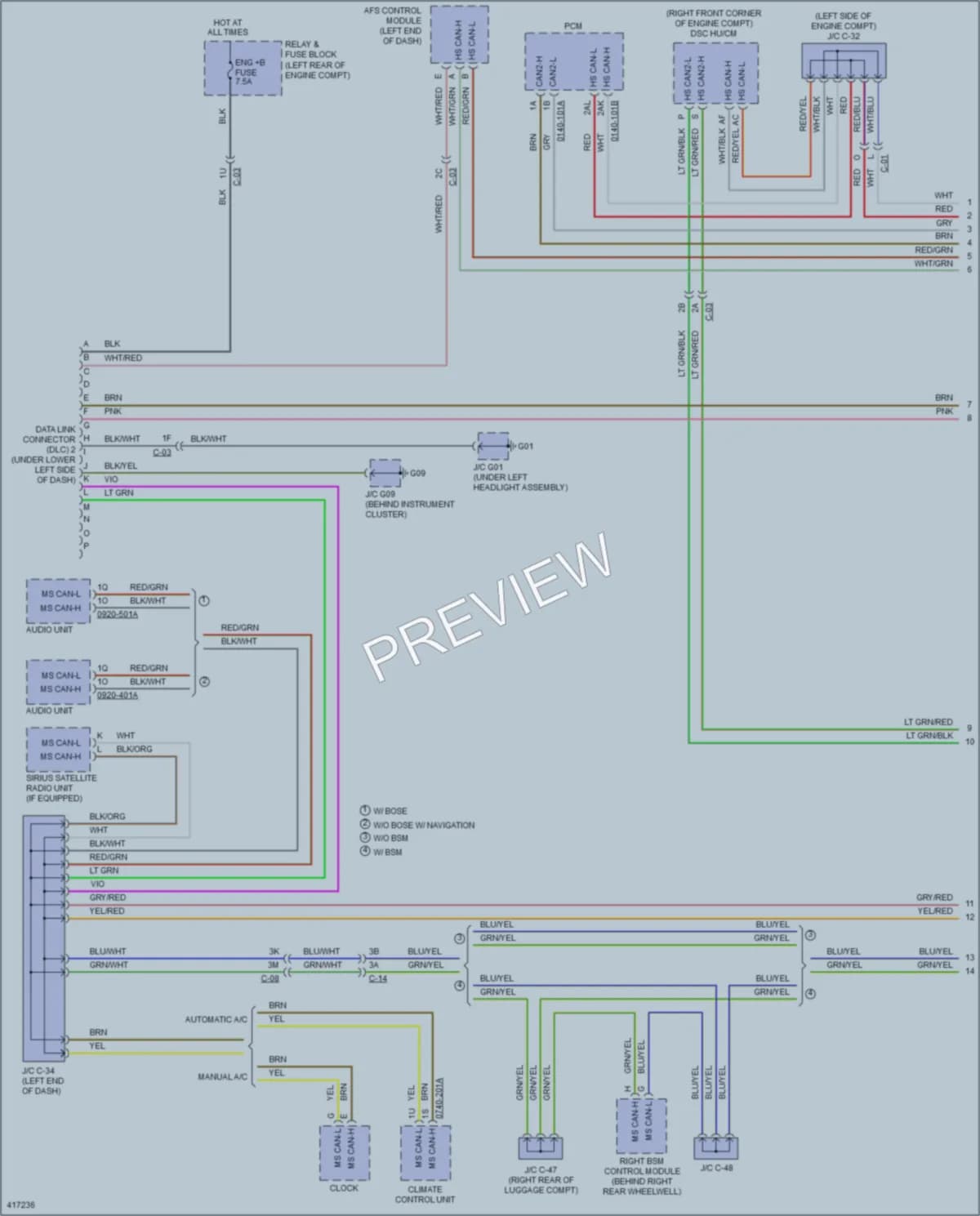 2014 Mazda CX5 Computer Data Lines wiring diagram preview