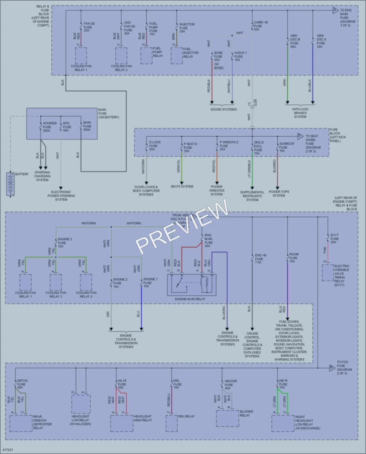 2014 Mazda CX5 Power Distribution wiring diagram preview