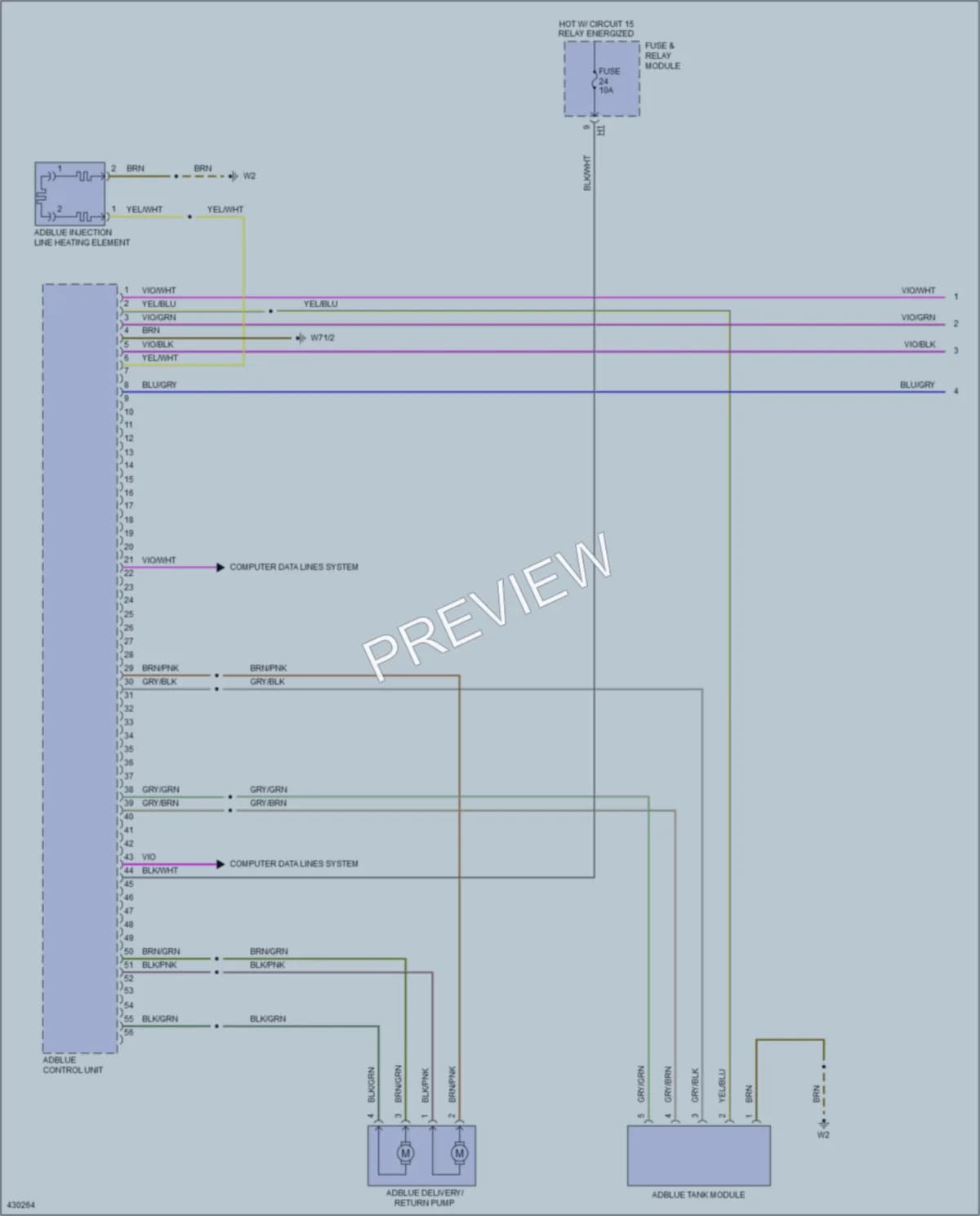 2014 MercedesBenz 3500Sprinter Engine Accessories wiring diagram preview
