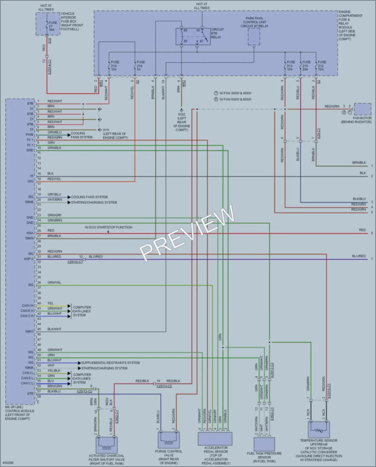 2014 MercedesBenz CLA250 Engine Performance wiring diagram preview