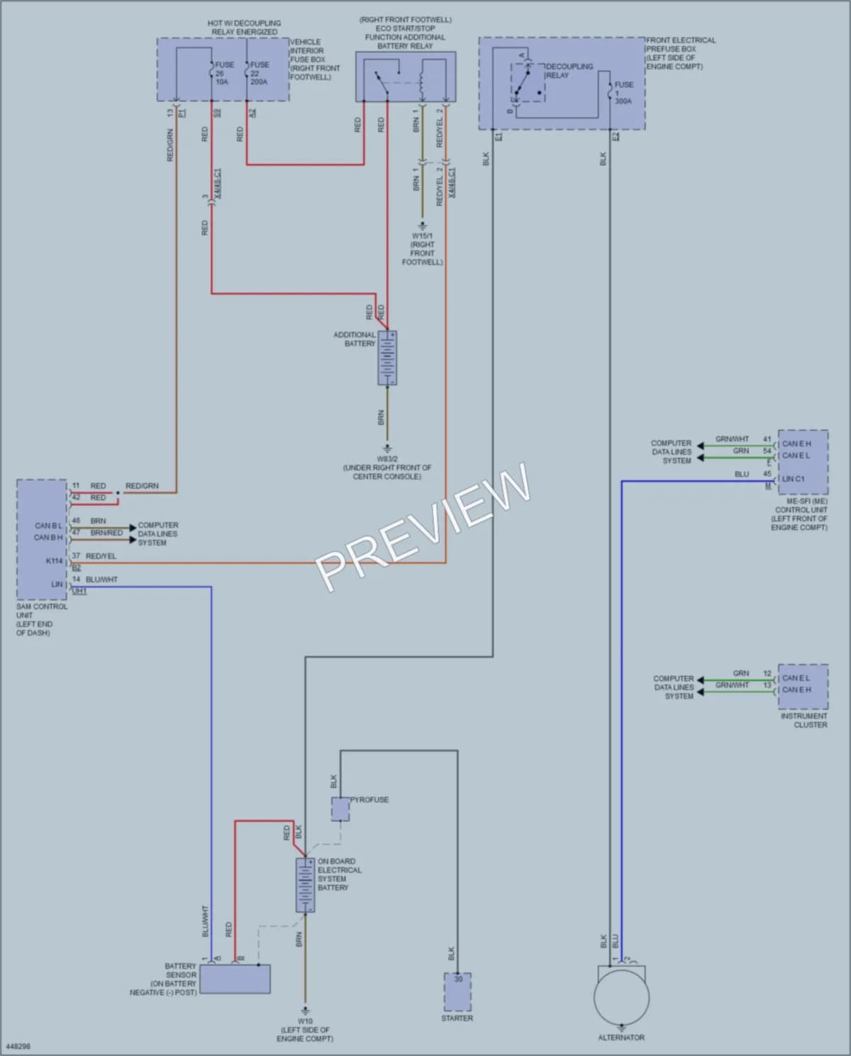 2014 MercedesBenz CLA250 Starting Charging wiring diagram preview