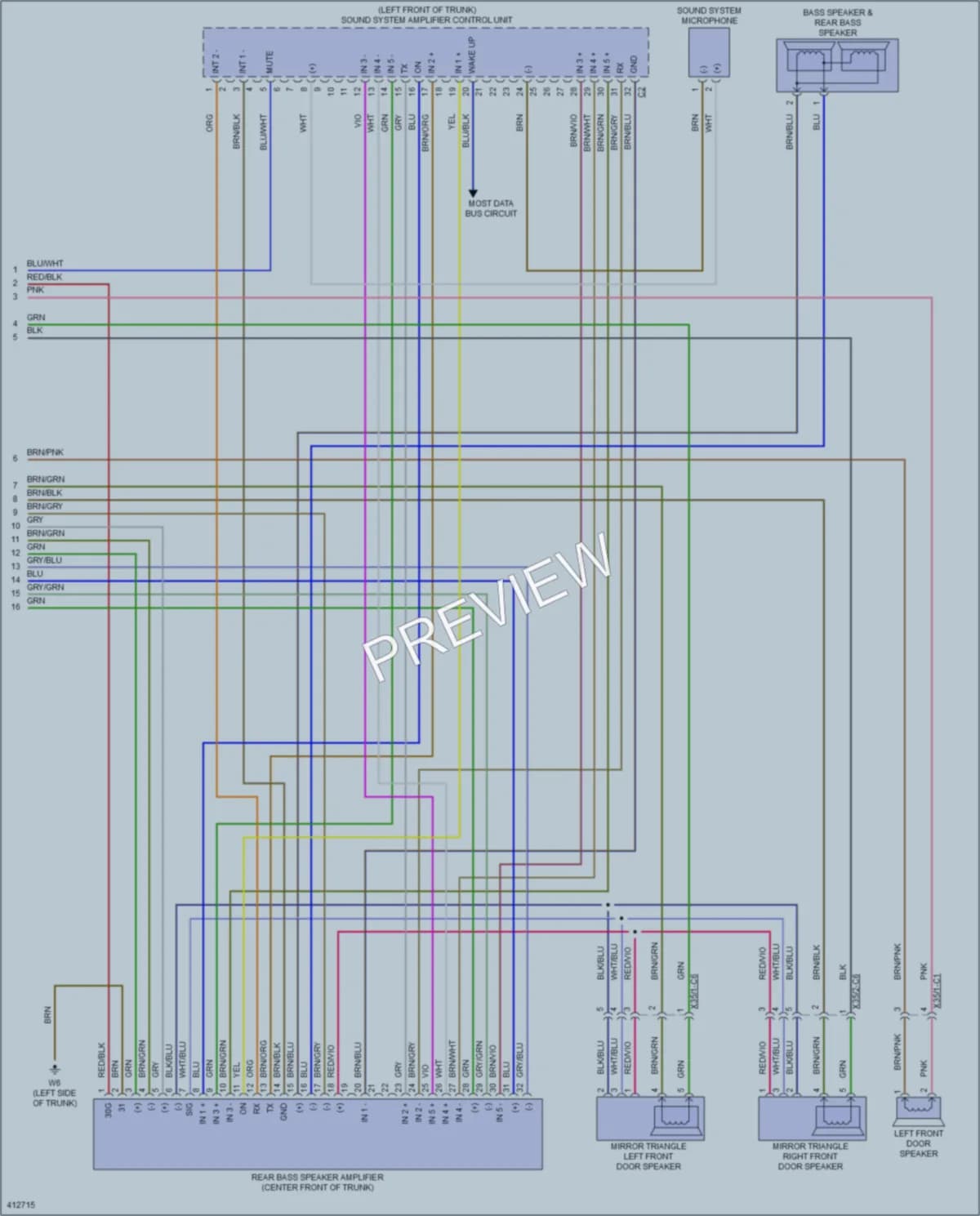 2014 MercedesBenz CLS550 Radio wiring diagram preview