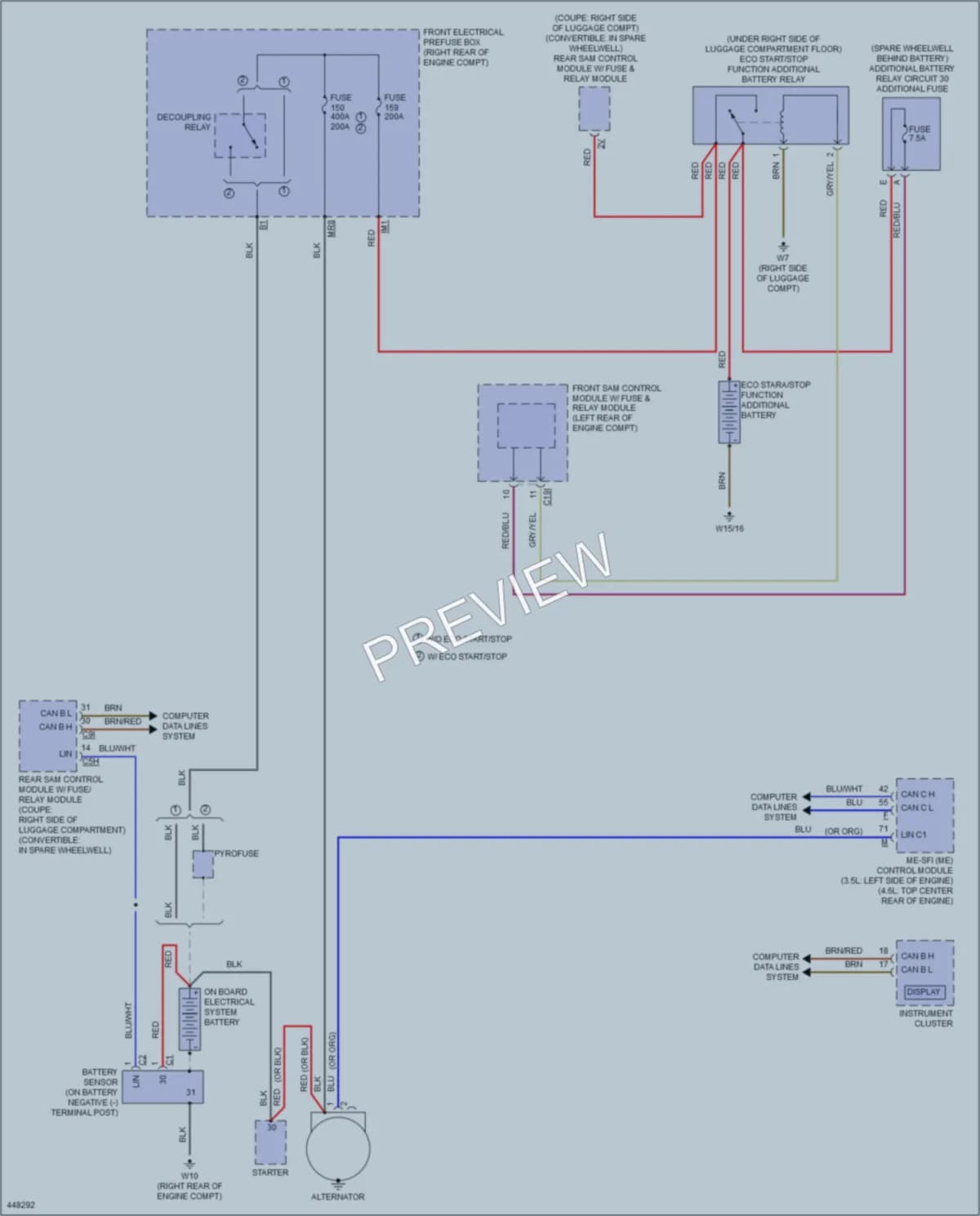 2014 MercedesBenz E550 Starting Charging wiring diagram preview