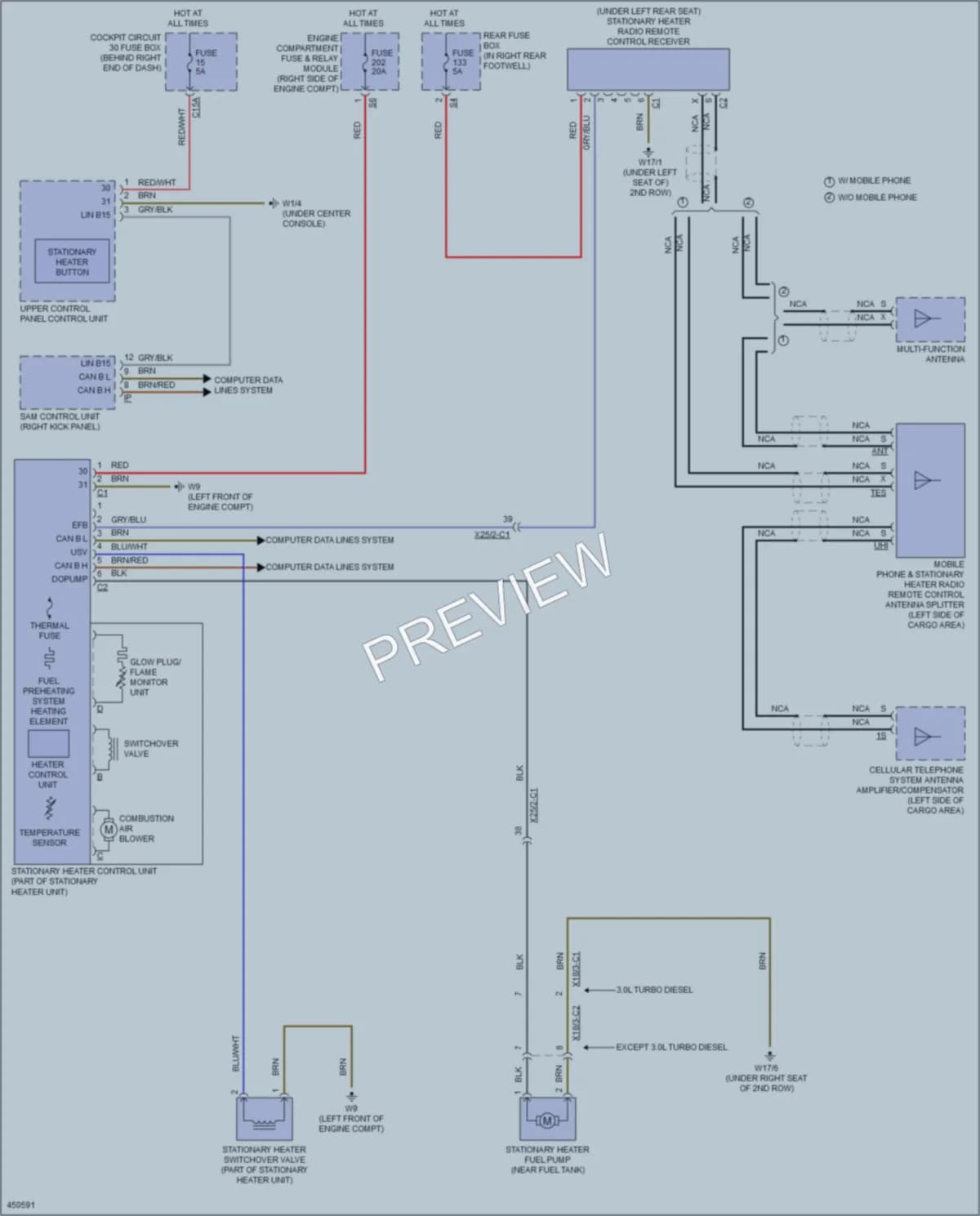 2014 MercedesBenz GL350BLUETEC Engine Accessories wiring diagram preview