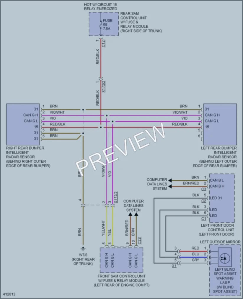 2014 MercedesBenz S550 Navigation wiring diagram preview