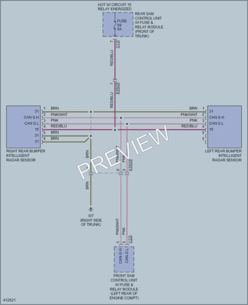 2014 MercedesBenz SLK250 Navigation wiring diagram preview