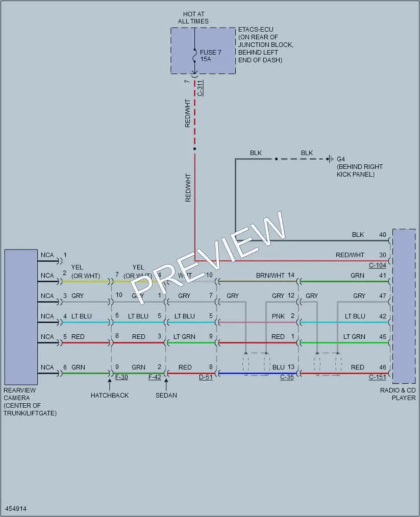 2014 Mitsubishi LancerEvolution Navigation wiring diagram preview