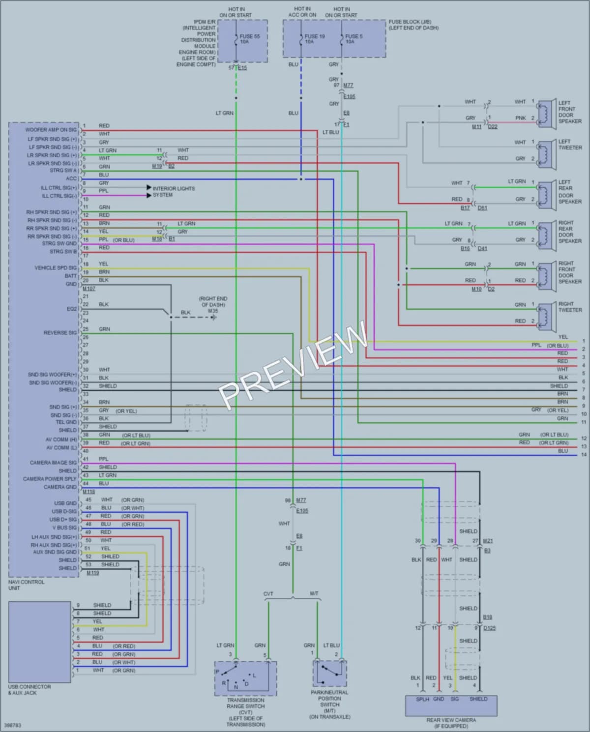2014 Nissan JUKE Navigation wiring diagram preview
