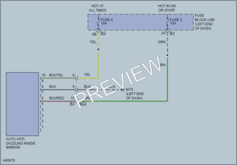 2014 Nissan Murano Power Mirrors wiring diagram preview