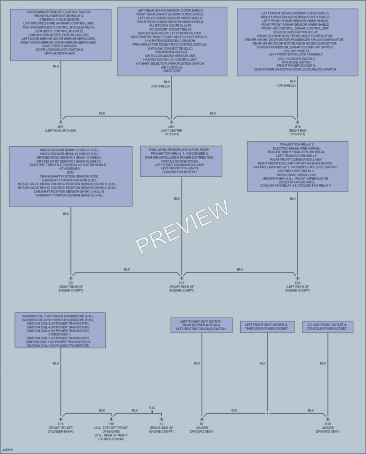2014 Nissan NV3500HD Ground Distribution wiring diagram preview