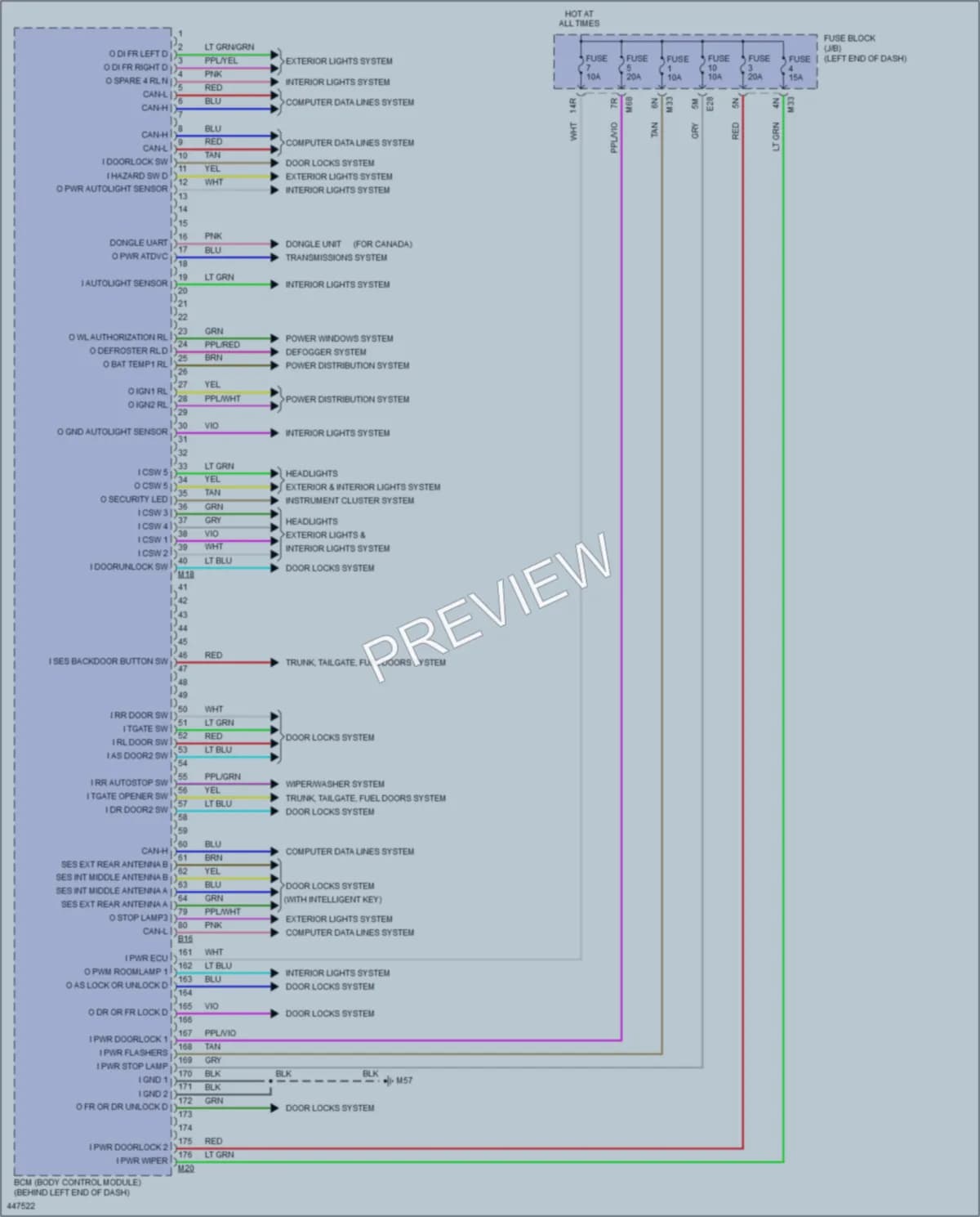2014 Nissan Rogue Body Control Modules wiring diagram preview