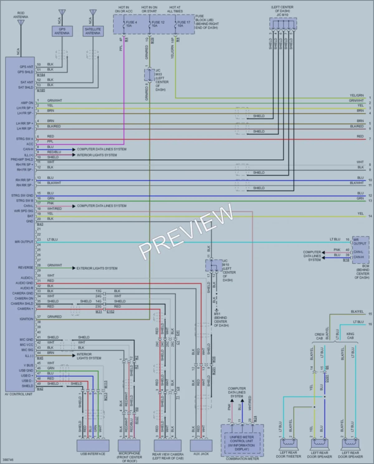2014 Nissan Titan Navigation wiring diagram preview
